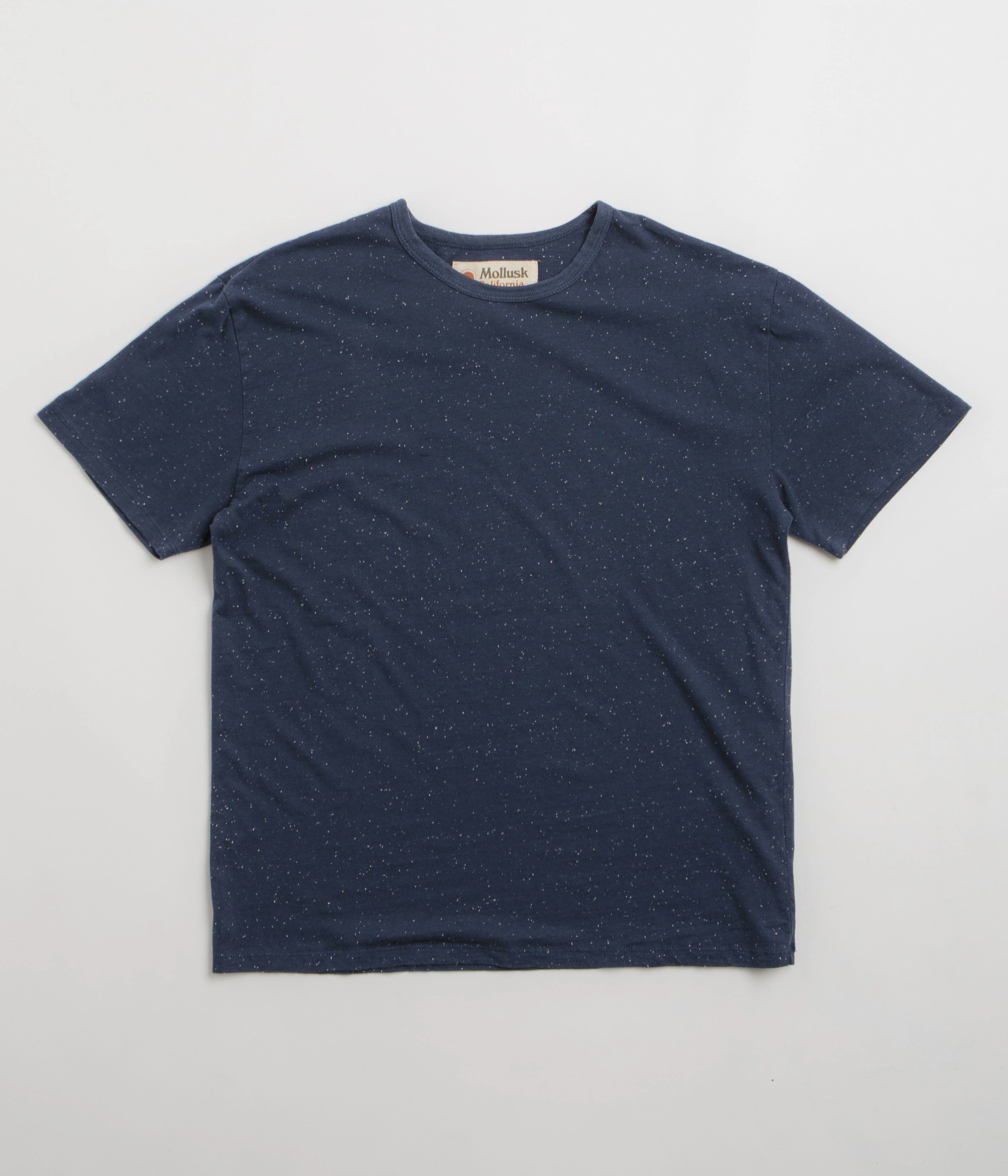 Mollusk Cosmos T-Shirt - Navy Indigo Christmas No Fade Technology