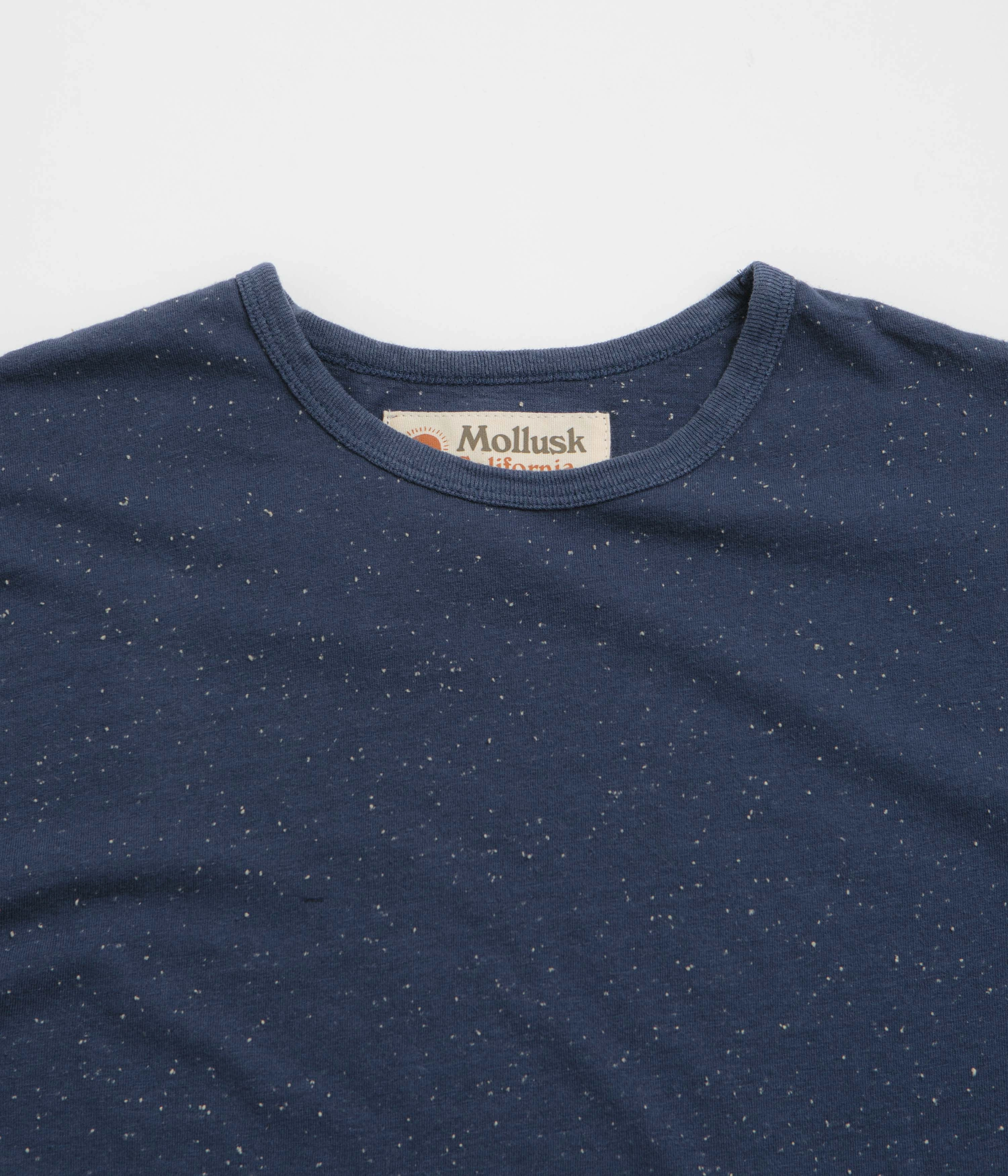 Everyday Essential Mollusk Cosmos T-Shirt - Navy Indigo