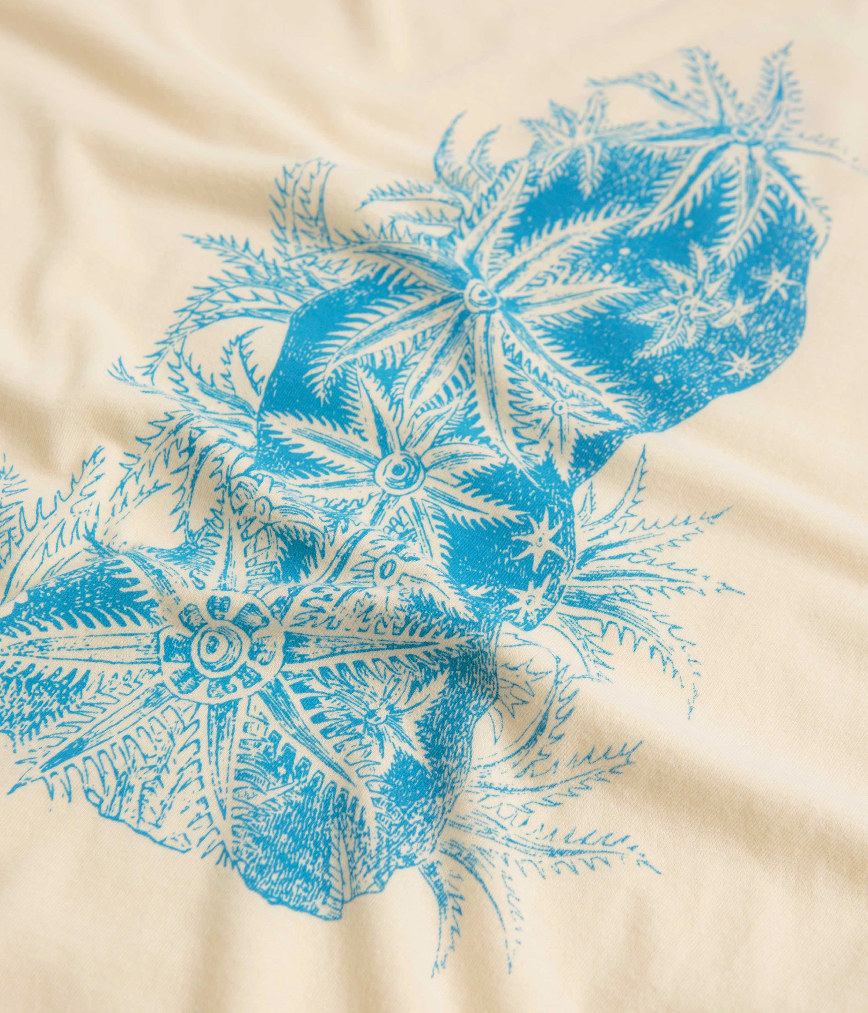 Comfortable Touch Flexible Shoulder Seams Mollusk Deep Sea T-Shirt - Super Natural