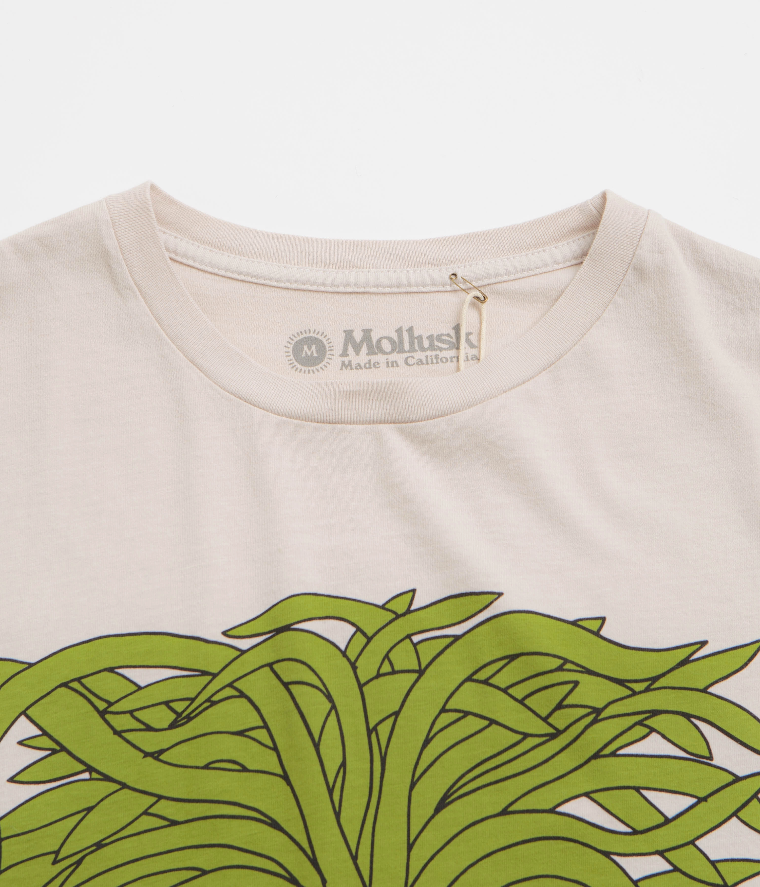 Mollusk Grow T-Shirt - Fog slim fit Casual Chic