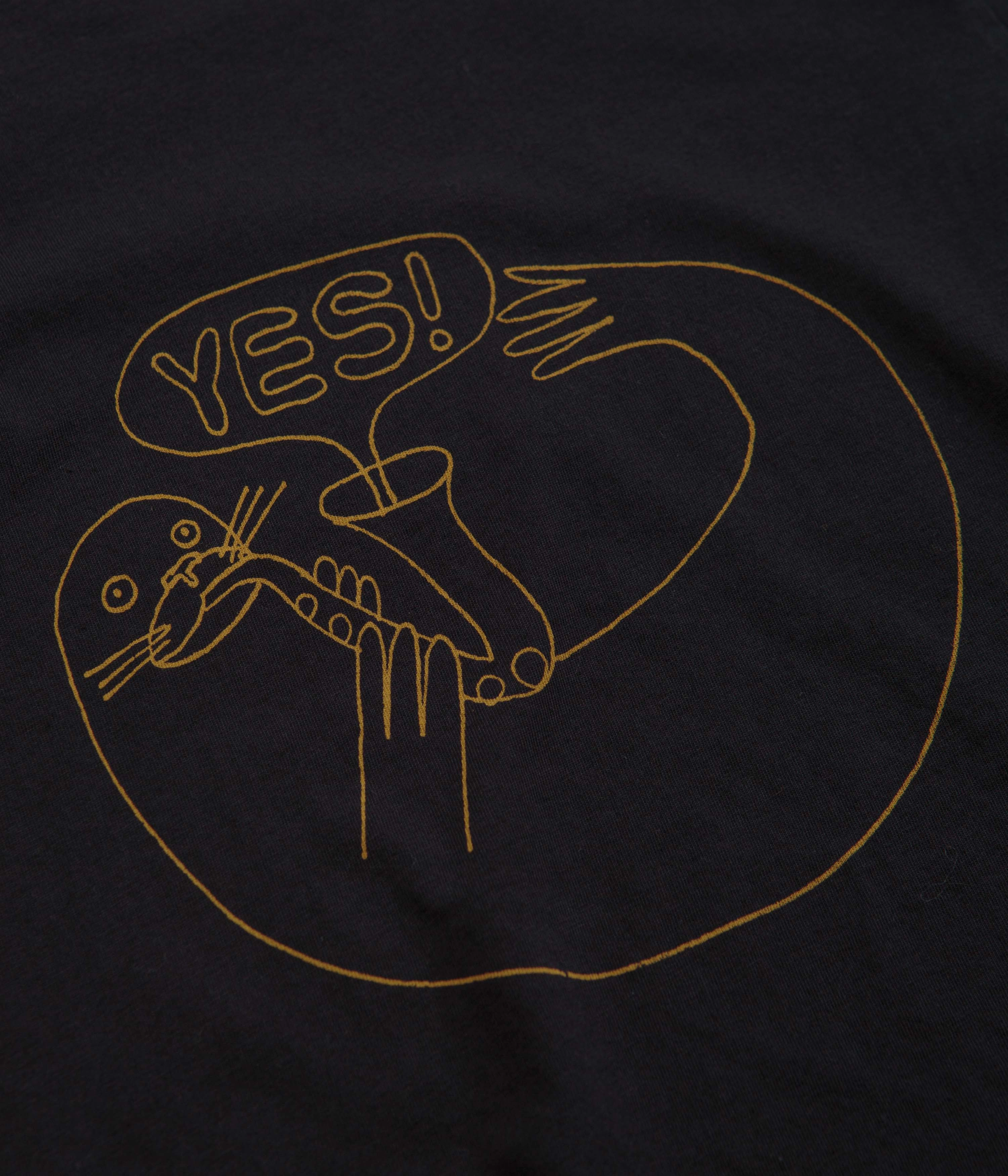 Wedding Mollusk Kids Dude Yes T-Shirt - Black Indigo