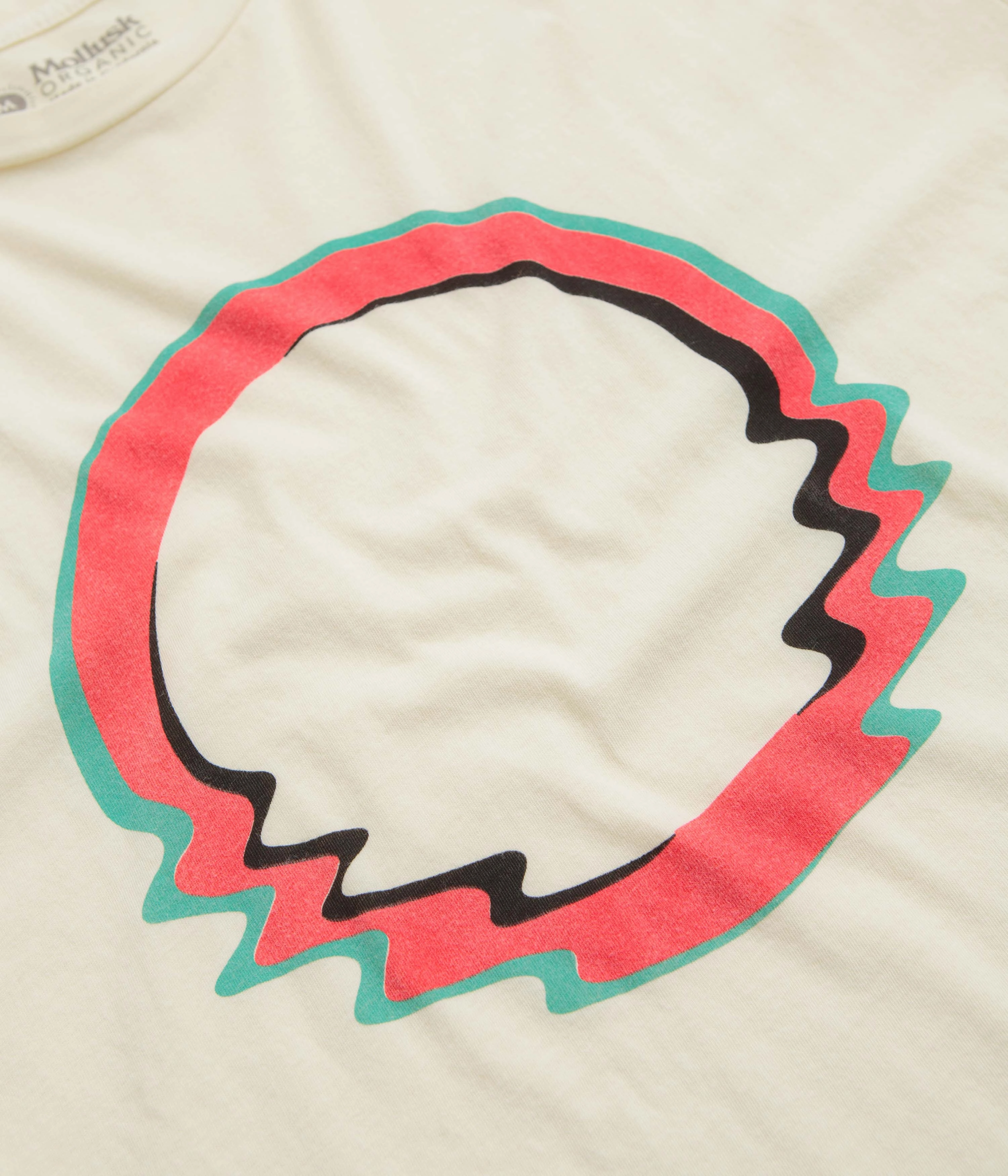 Mollusk Ripple T-Shirt - Super Natural Durable Construction No Fade Technology