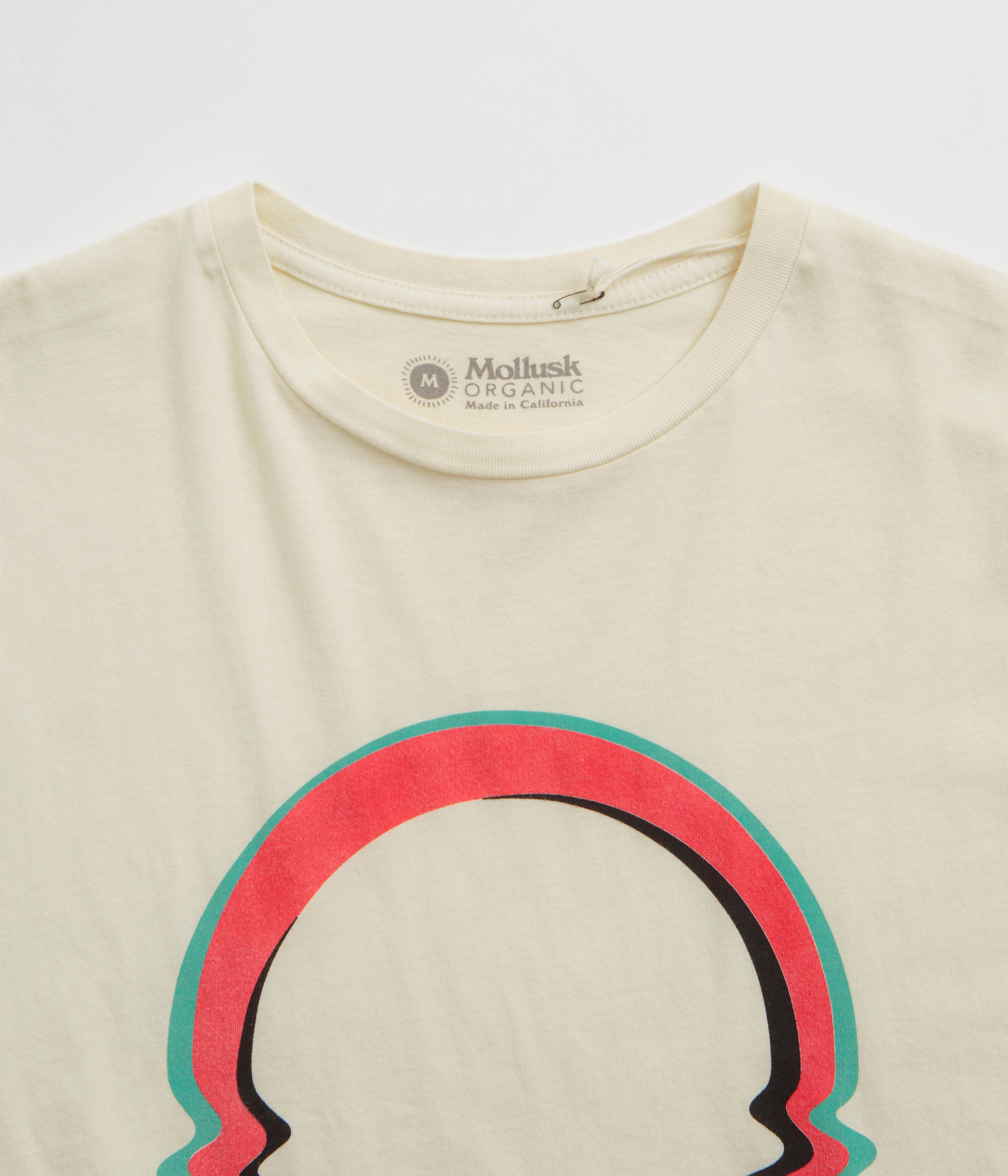 Mollusk Ripple T-Shirt - Super Natural Perfect for Travel