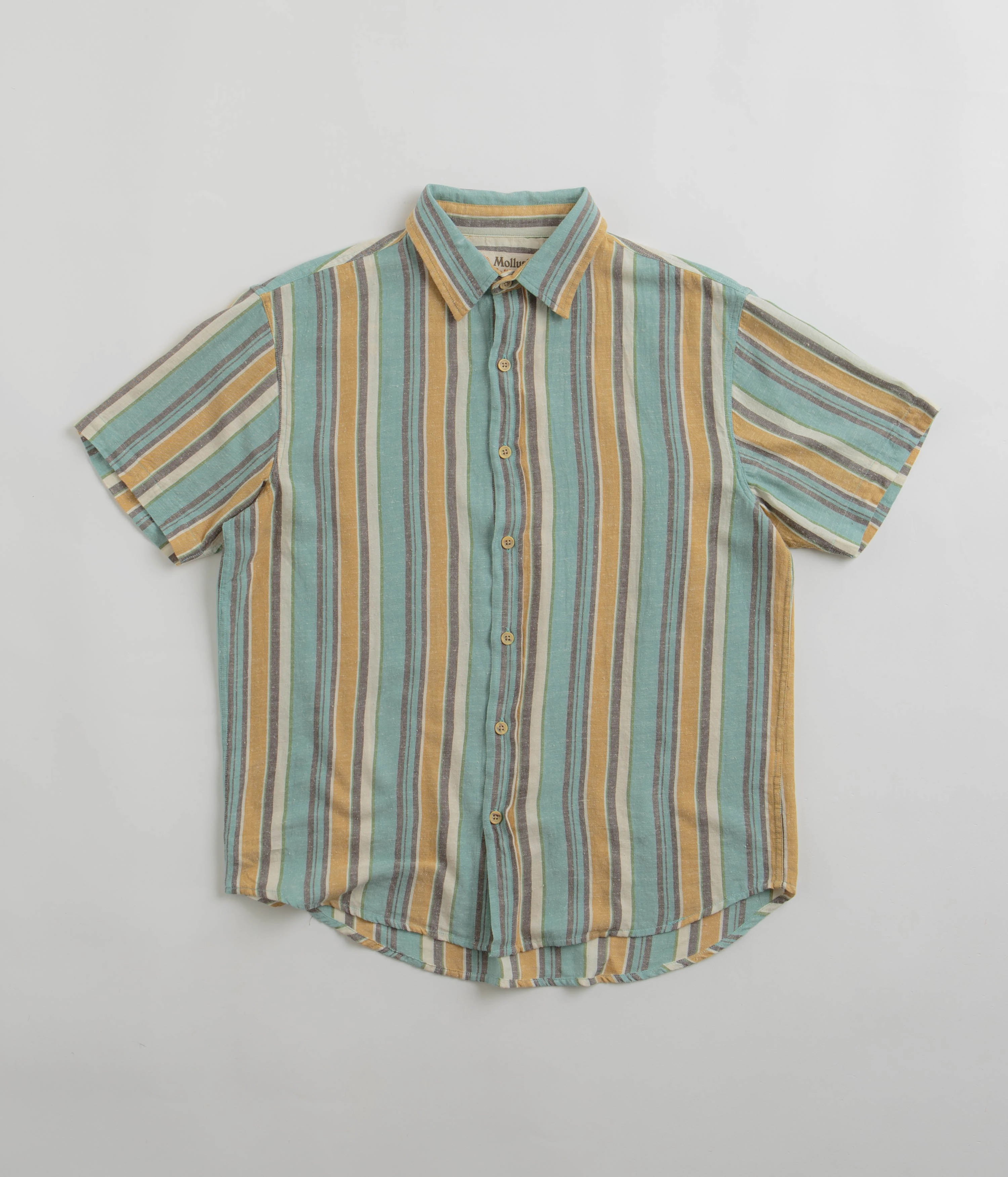 Durable Fabric Mollusk Summer Shirt - Beach Stripe
