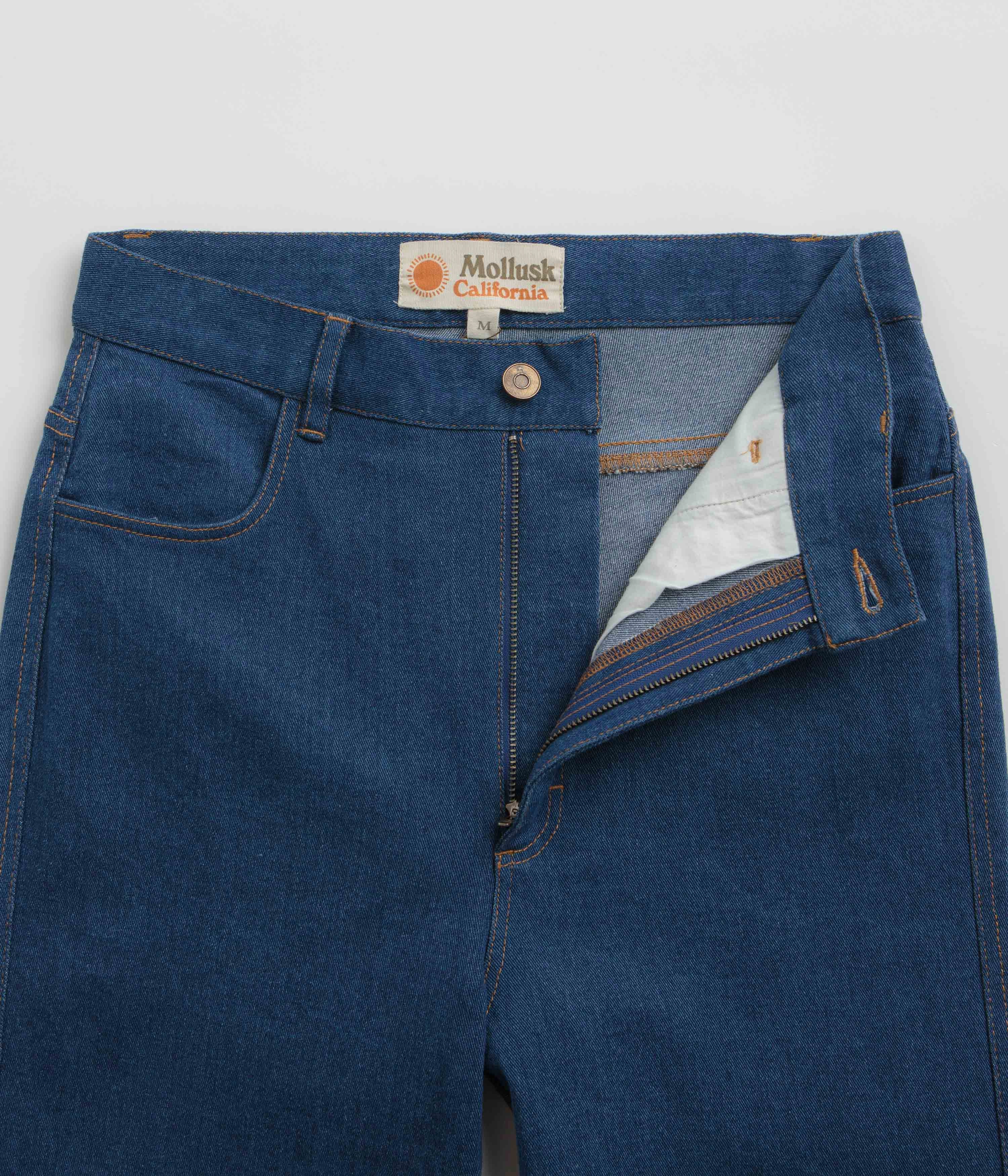 Mollusk Womens Bella Jeans - Dark Indigo Festival Outfit Affordable Sunny Vibes