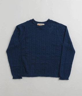 Slim Fit Cut Basic Comfort Mollusk Womens Juliette T-Shirt - Navy