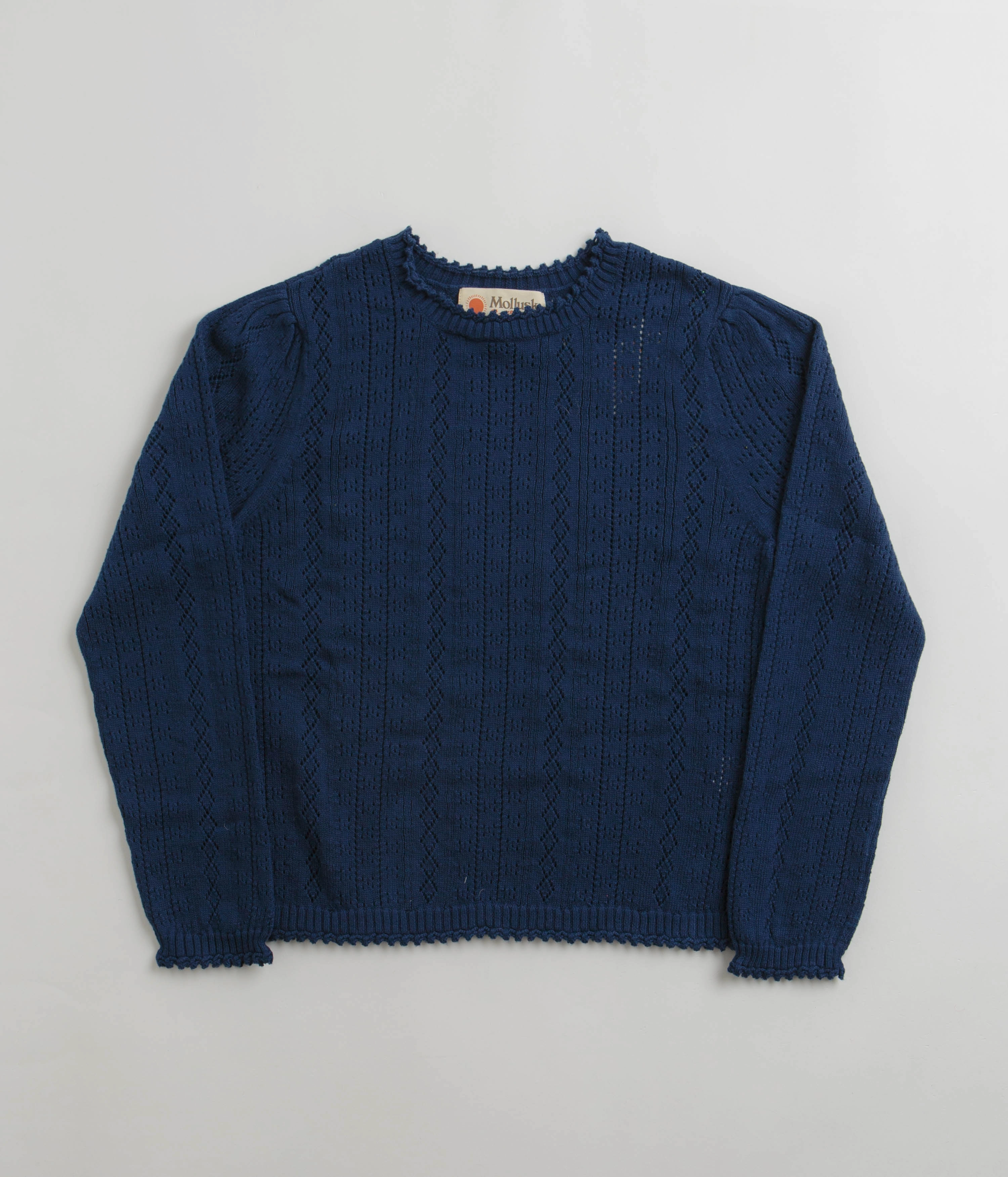 Slim Fit Cut Basic Comfort Mollusk Womens Juliette T-Shirt - Navy