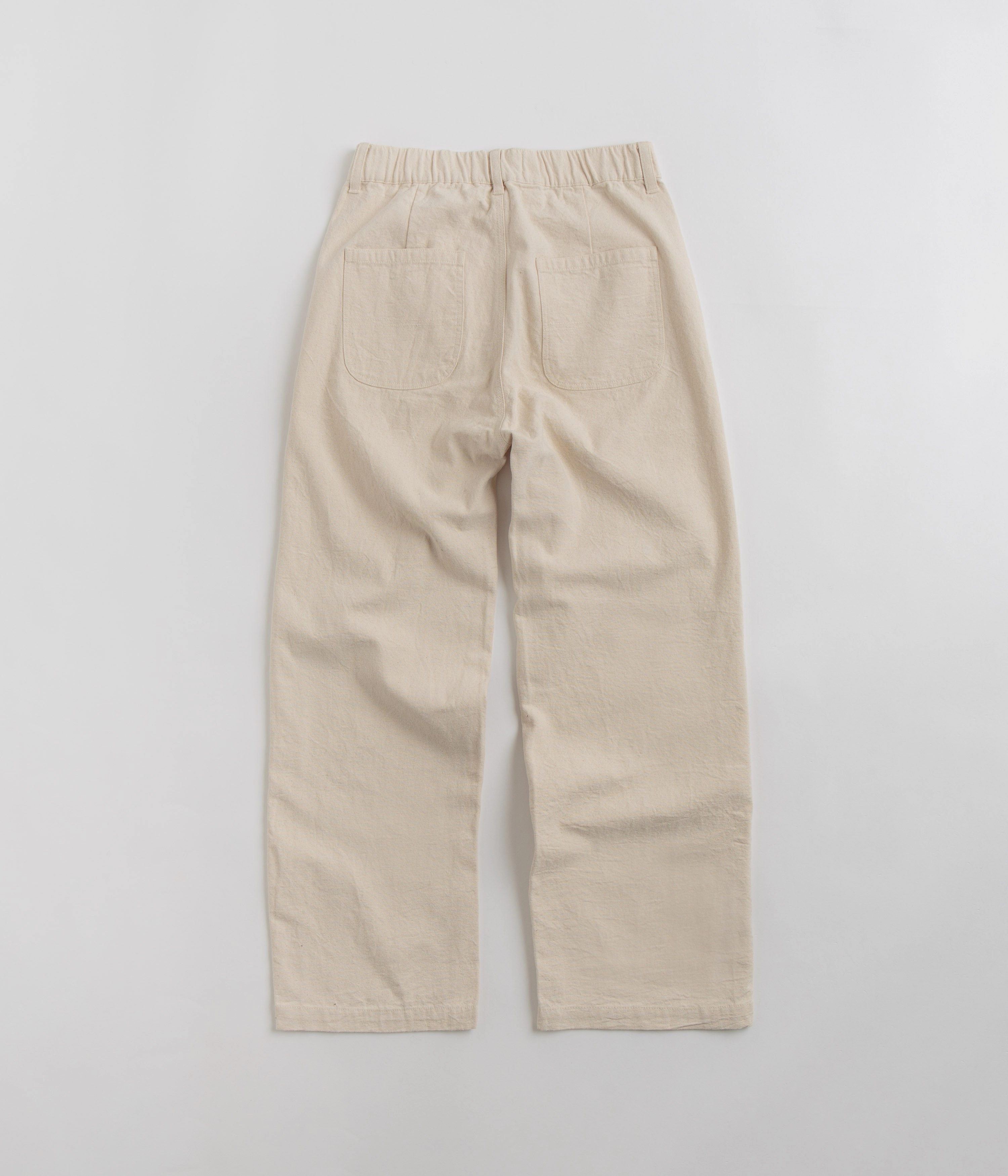 Elastic Cuff Mollusk Womens Painter Pants - Natural