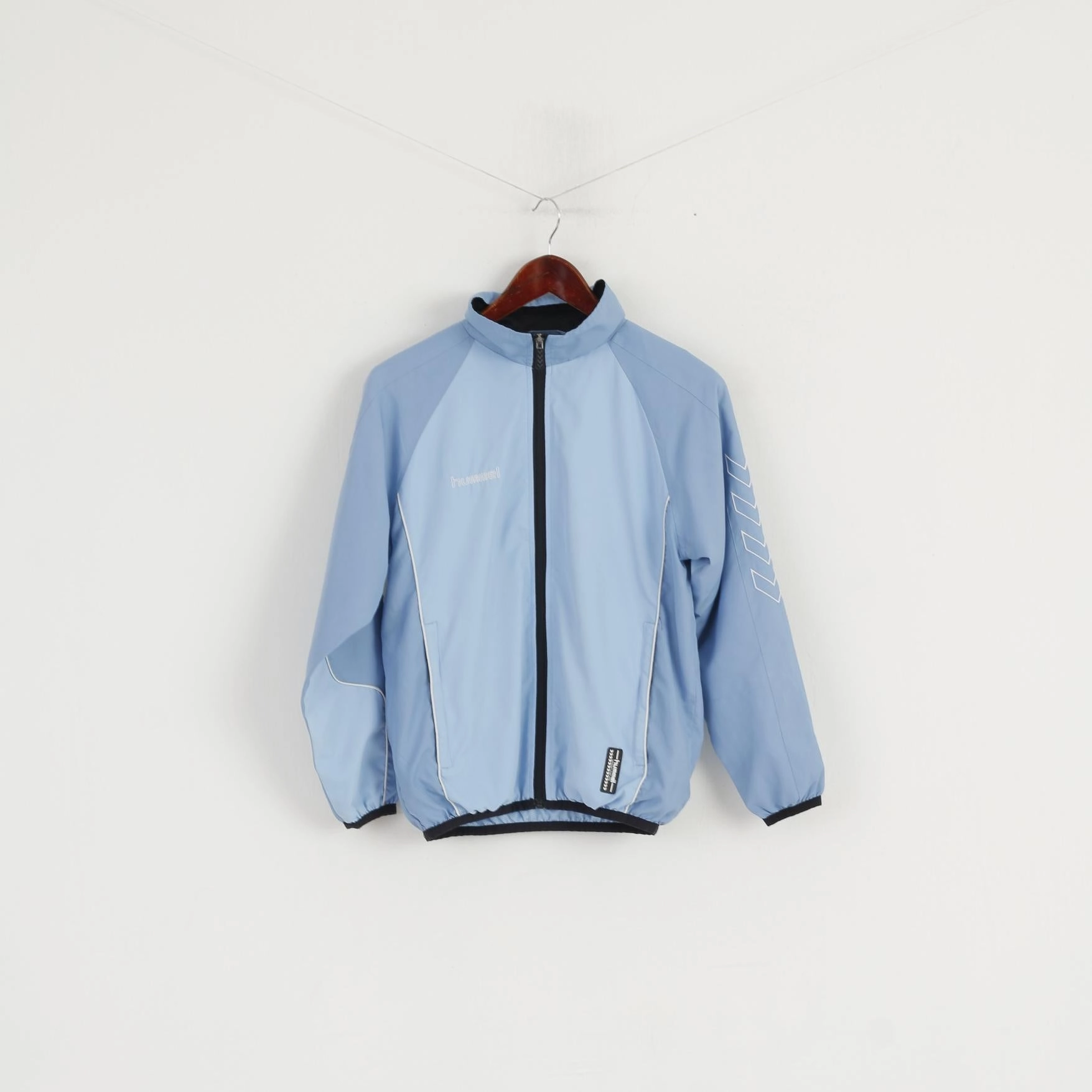 Engineer Flexible Quilted Panels Hummel Youth 14 Age 164 Jacket Blue Sport Full Zipper Activewear Top