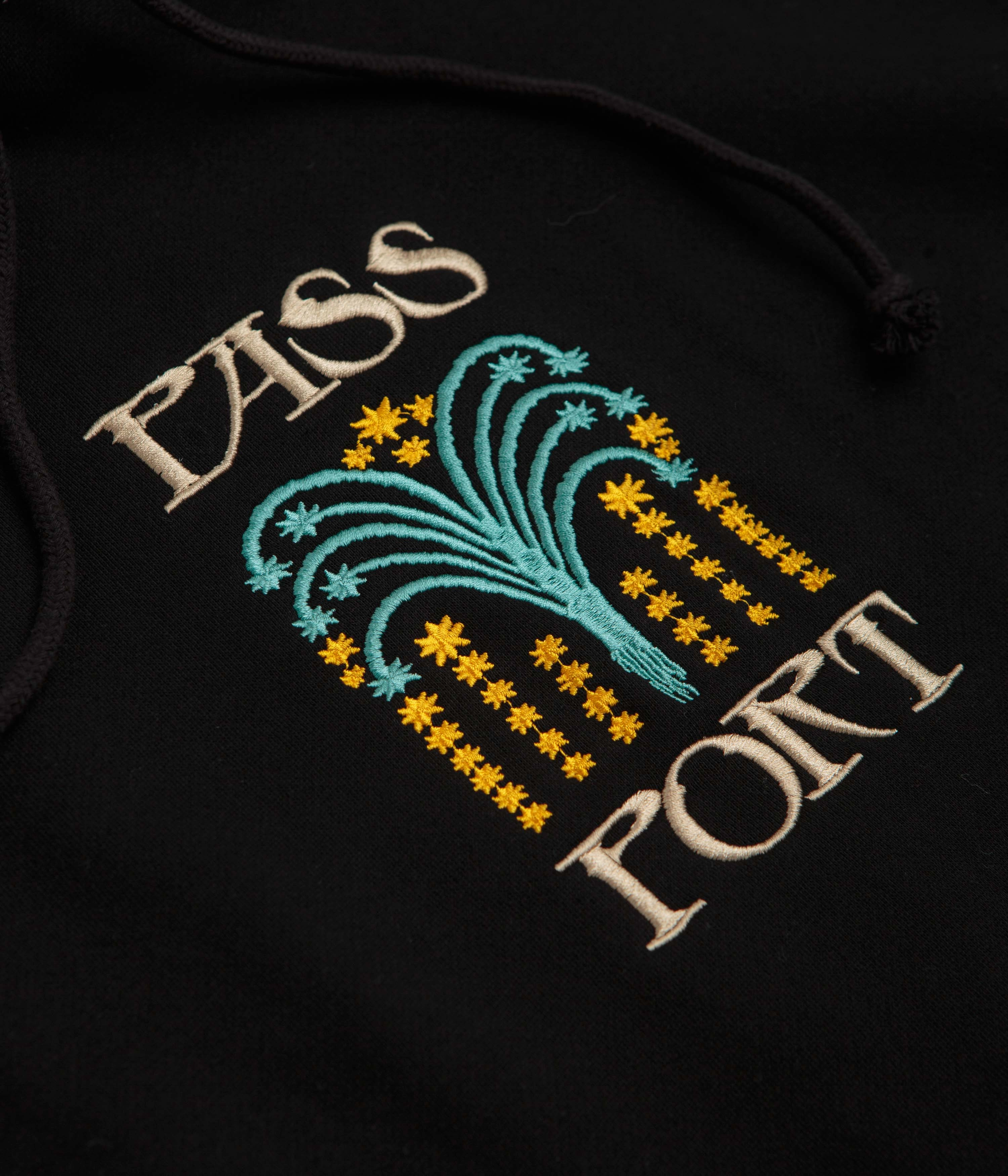 Pass Port Roman Candle Hoodie - Black Personalized Style Tailored Fit