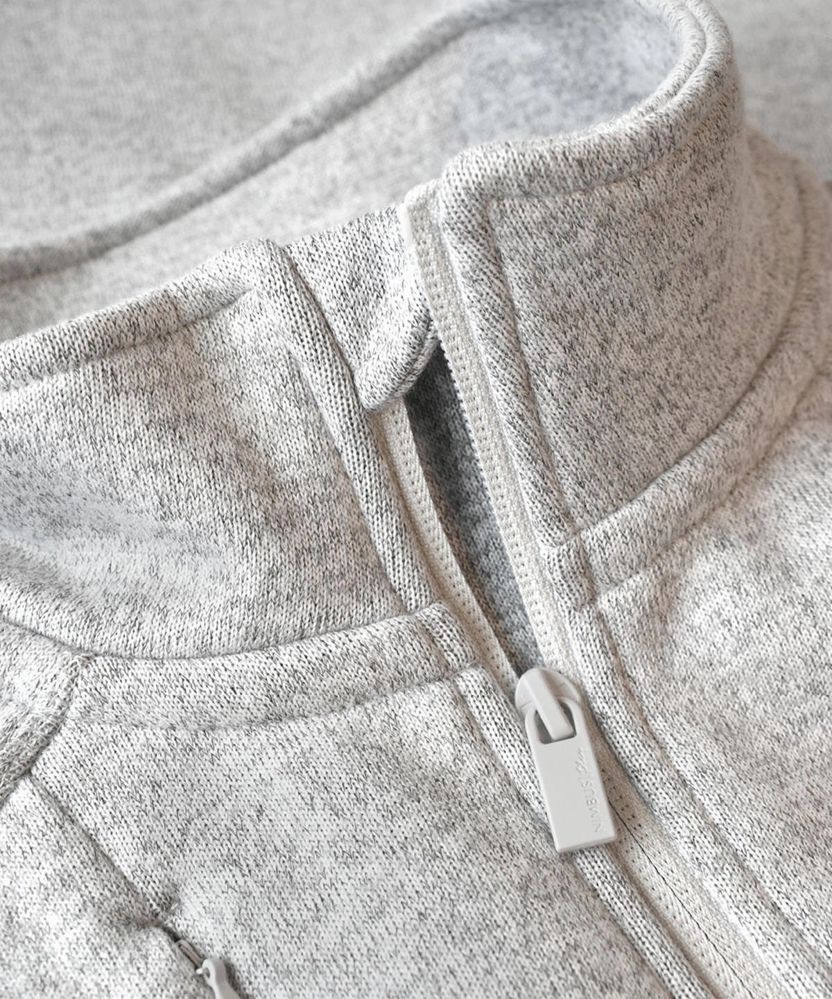 Weekend Gear Montana Knitted Fleece Jacket | LIGHT GREY MELANGE