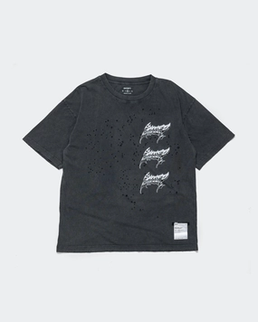 Essential Piece MothTech 'Liquid Metal' T-Shirt - Aged Black