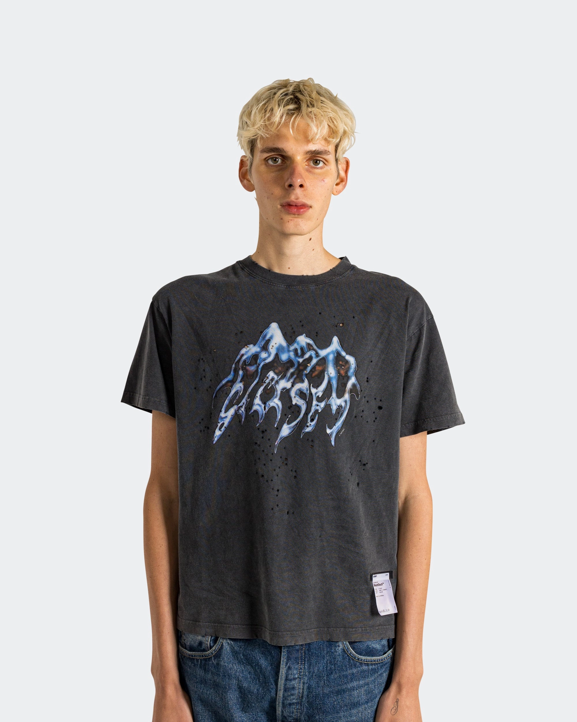Light Fit MothTech 'Trail Master' T-Shirt - Aged Black