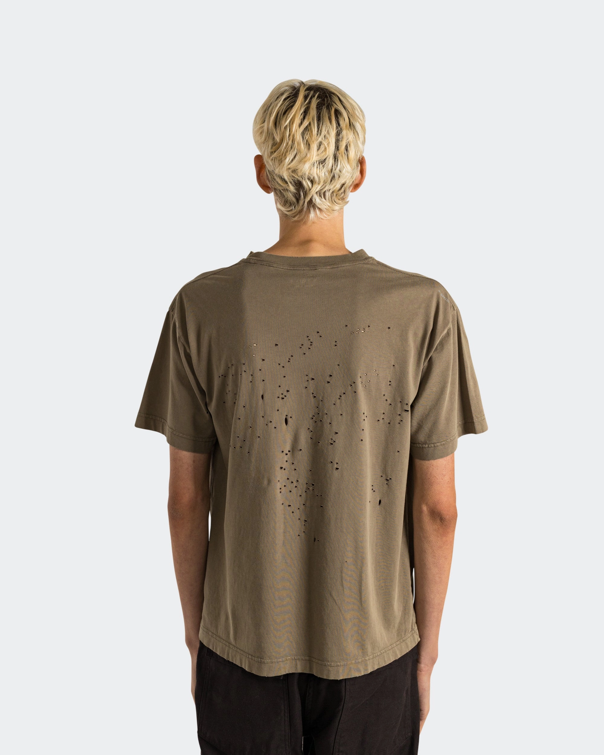 MothTech Logo T-Shirt - Aged Falcon Minimalist Layer ethical