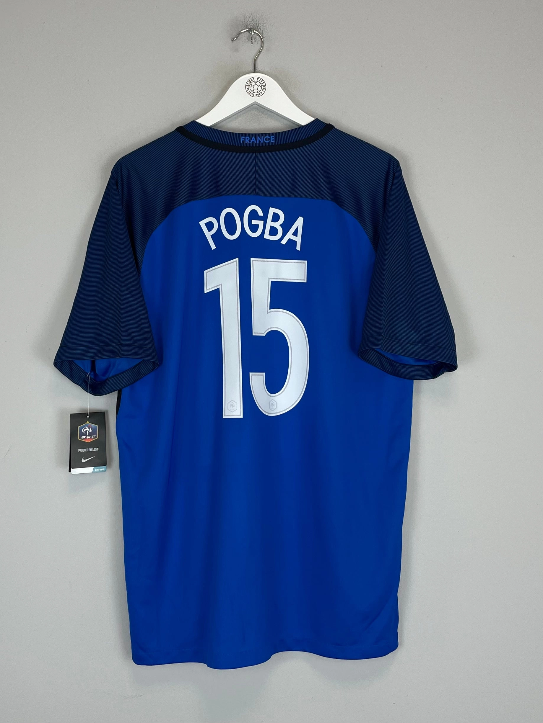 Simple Layer 2016/17 FRANCE POGBA #15 *BNWT* HOME SHIRT (XL) NIKE