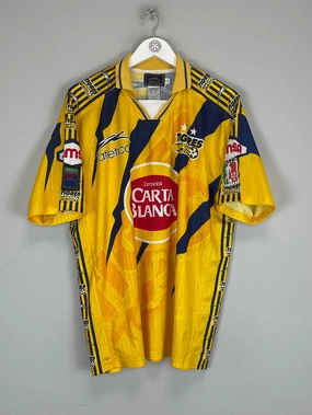 1997/98 TIGRES HOME SHIRT (L) ATLETICA Fast Release Moisture