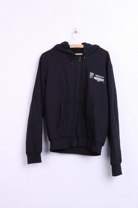 Moto Event Mens XL Sweatshirt Black Hood Cotton Monster Supercross Polyester