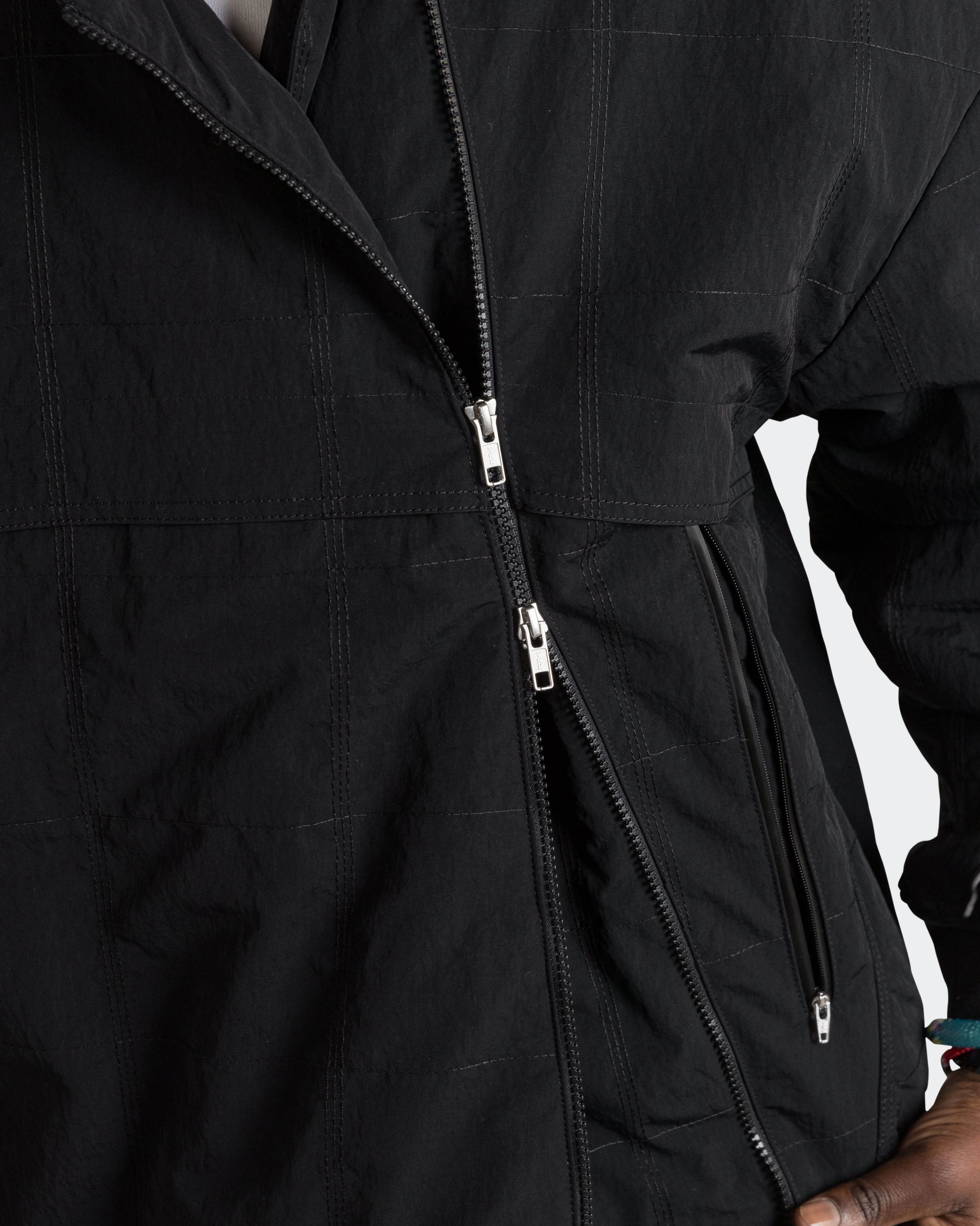 Motor Ave Racer Jacket - Black MultiPocket Configuration Heat Reflective Lining