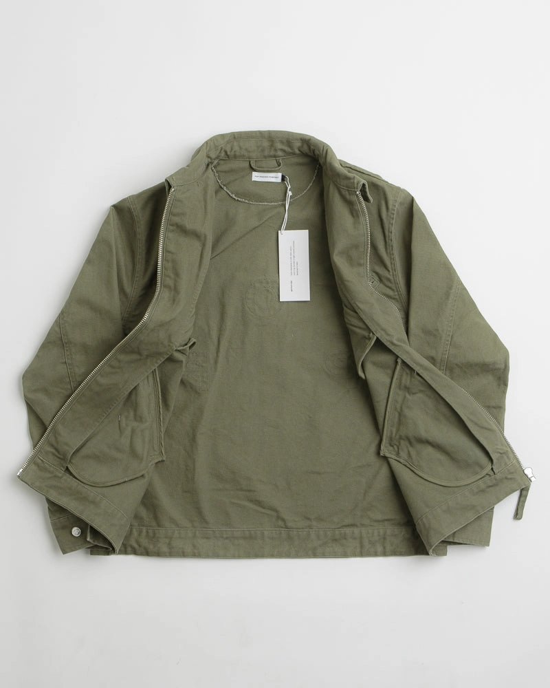 Pop Trading Company Full Zip Jacket - Four Leaf Clover motorcycle Low Profile Fasteners