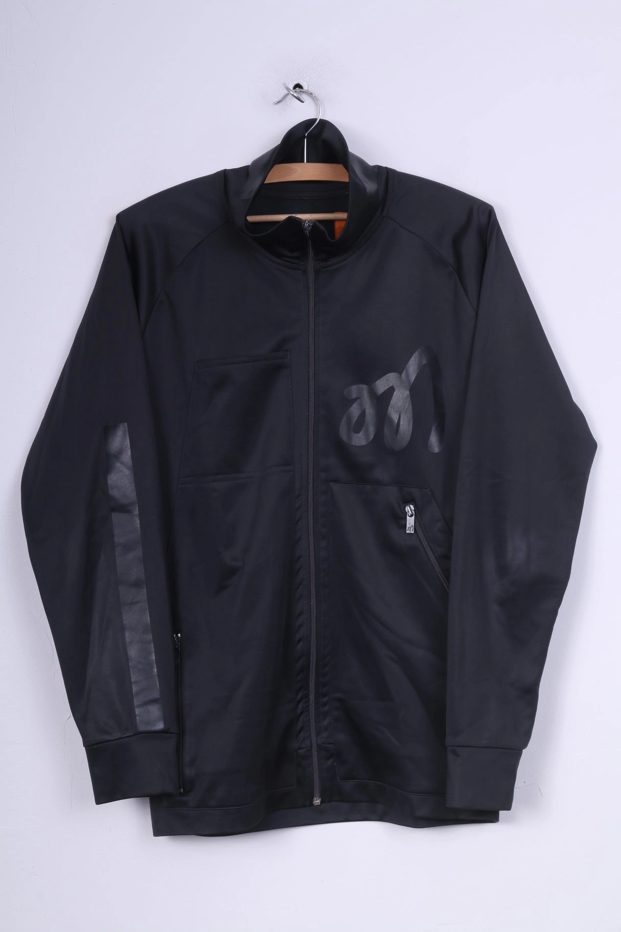 Mouli Mens M Jumper Sweatshirt Dark Grey Full Zipper Sport Casual Wear