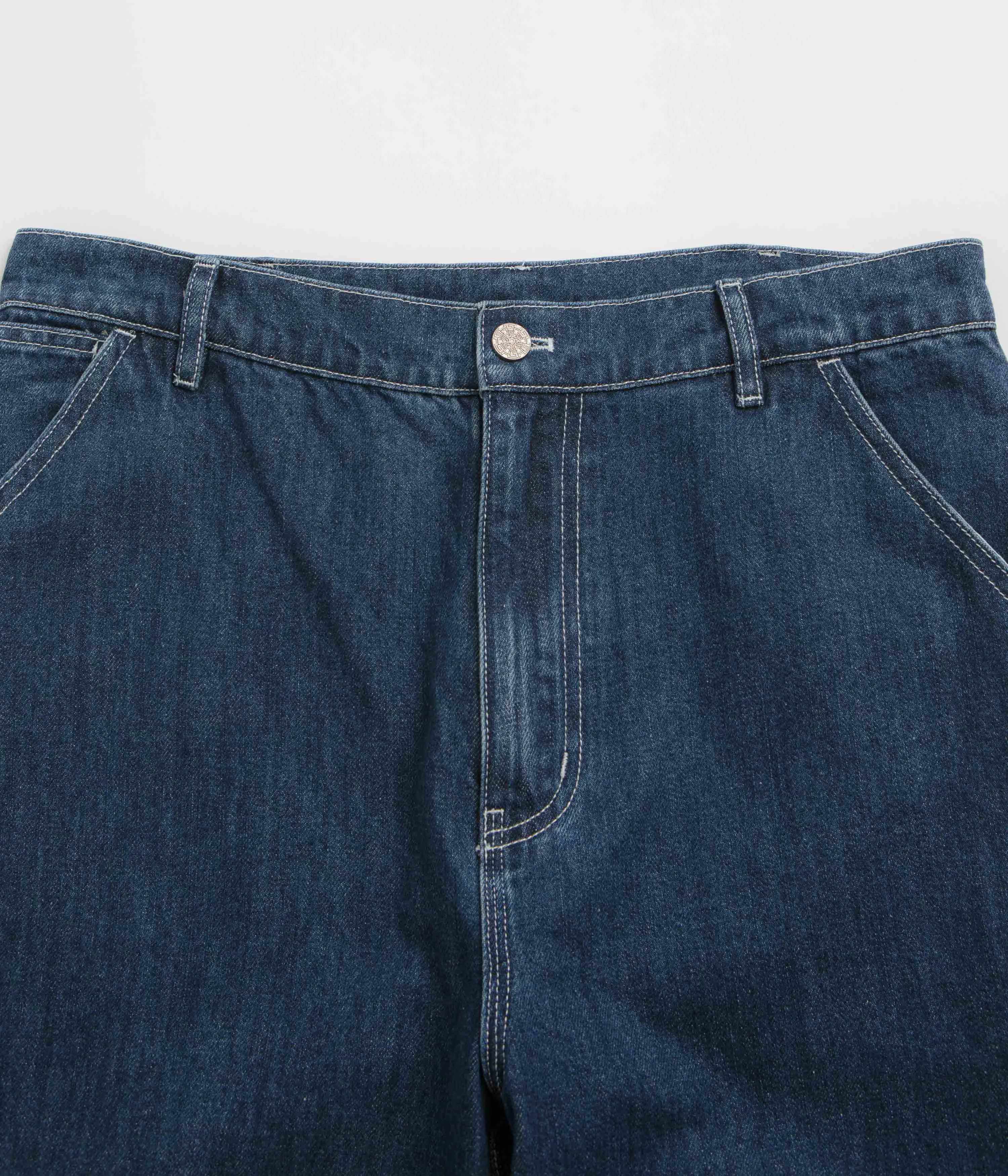 Sexhippies Carpenter Jeans - Medium Blue Bold Casual Friday