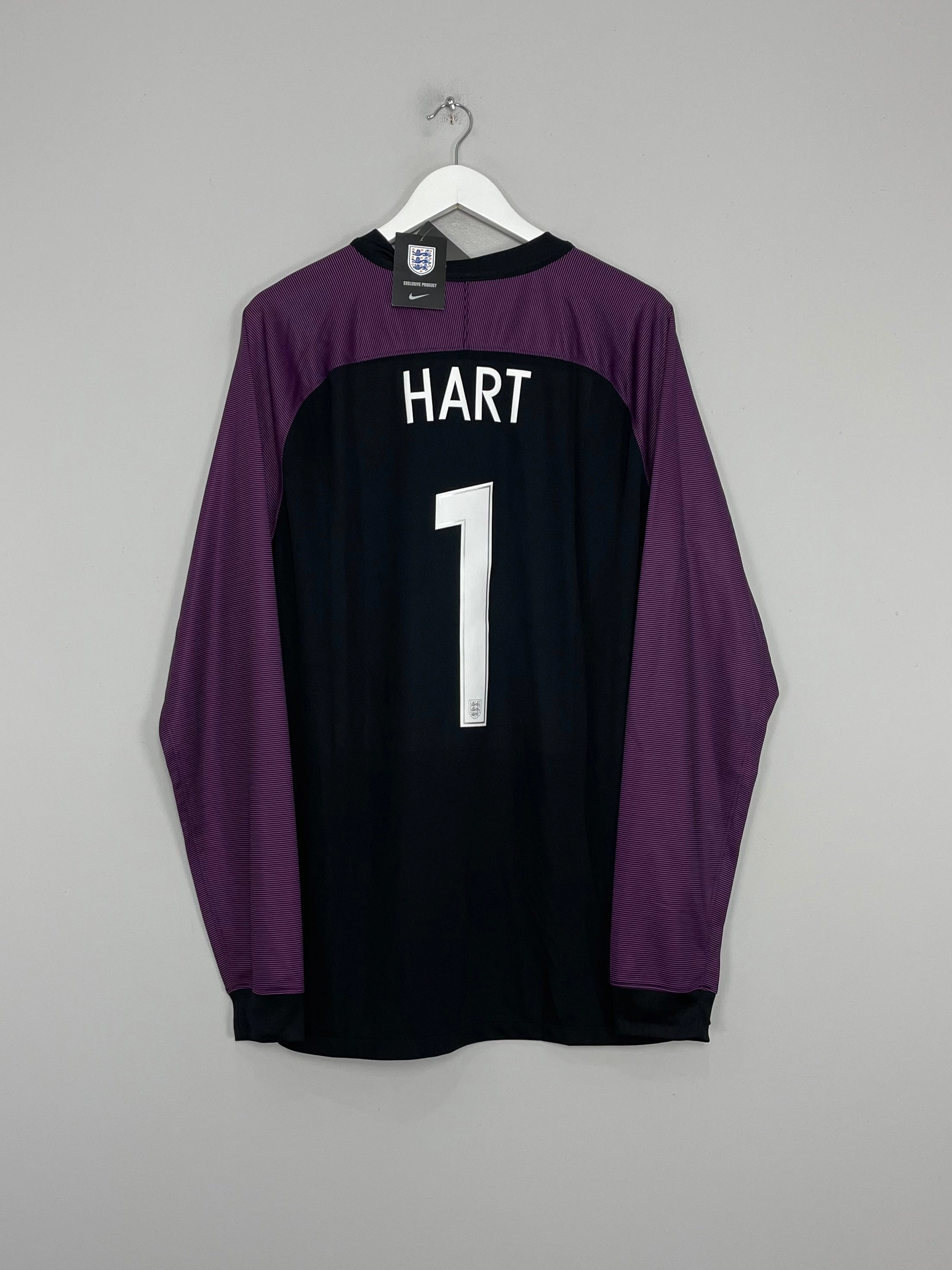 Versatile Use Seamless Side Panels 2016/17 ENGLAND HART #1 *BNWT* GK SHIRT (XL) NIKE