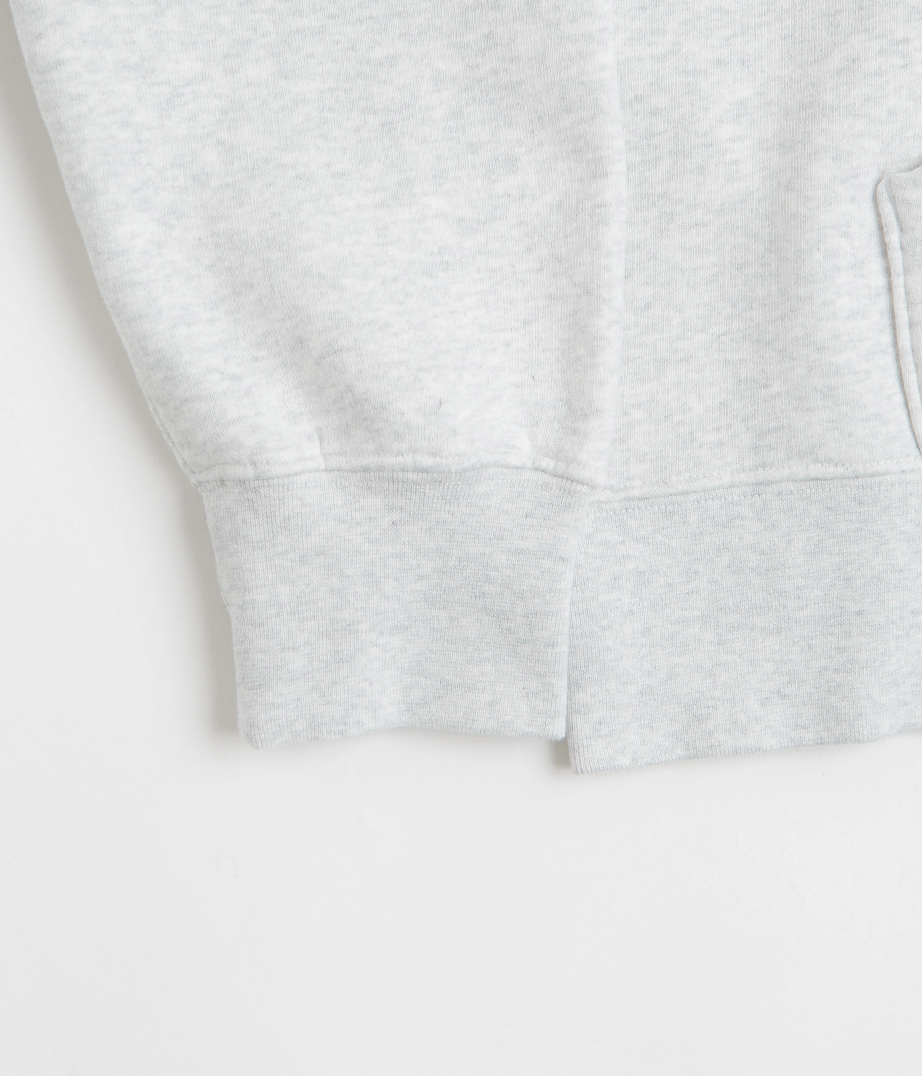 silk blend Monkey like Civilist Karls Berg Hoodie - Light Heather Grey