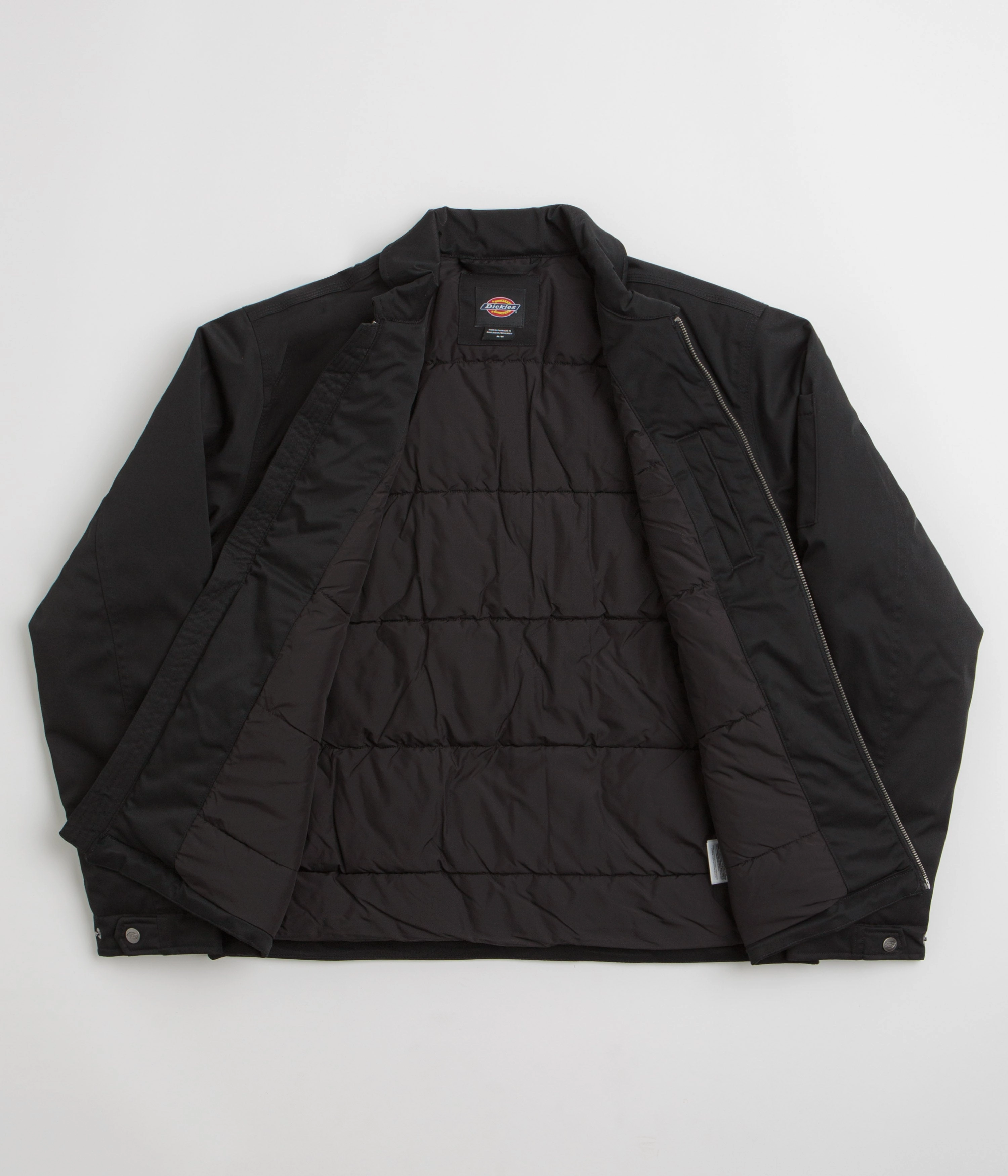 Art suitable for volunteer work Dickies Eisenhower Puffer Jacket - Black / Black