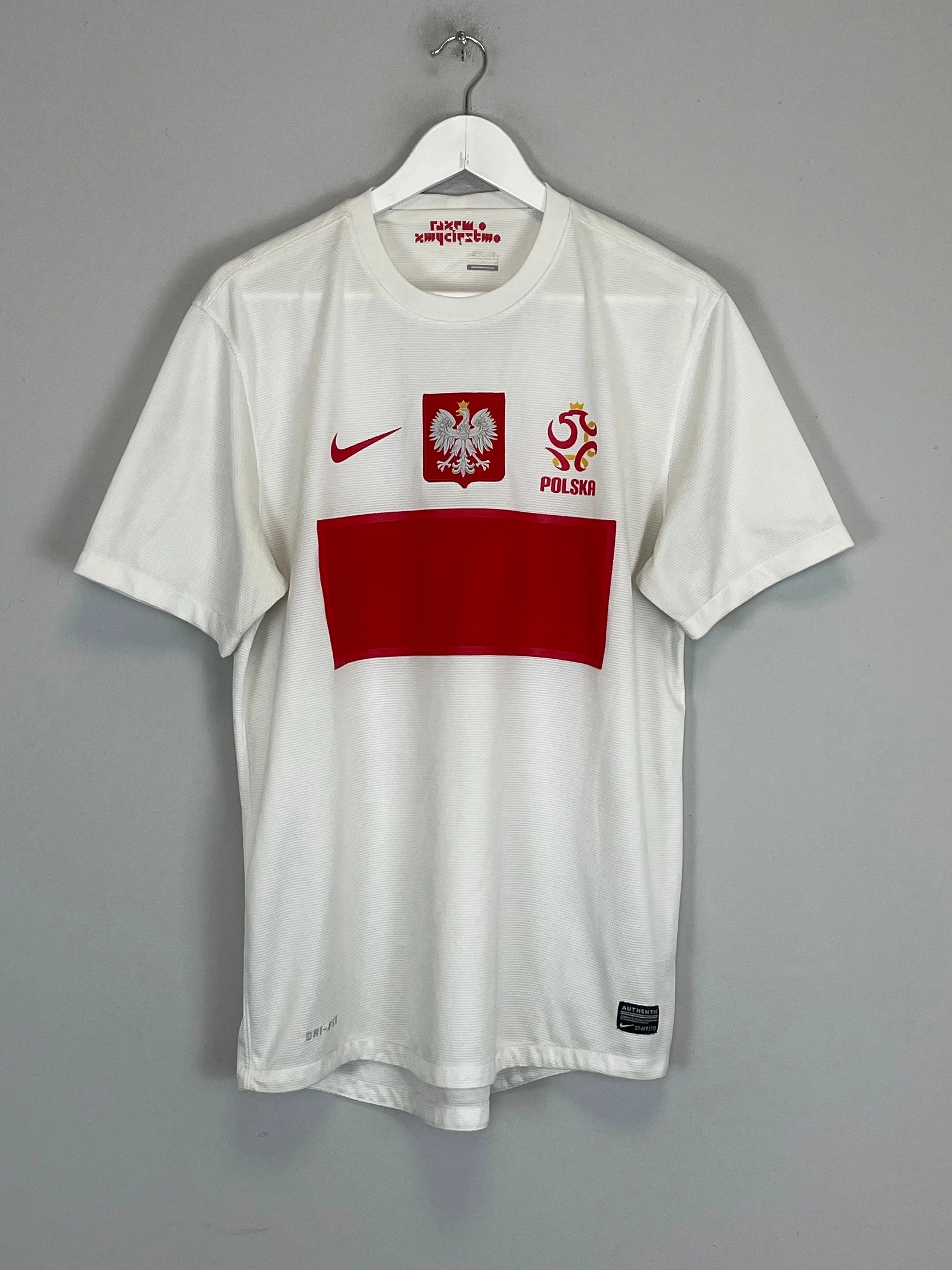 Eco Friendly Recycled Yarn Customizable Fit System 2012/13 POLAND HOME SHIRT (L) NIKE