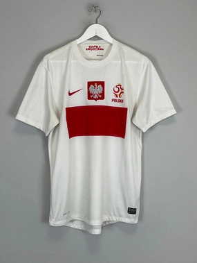 Eco Friendly Recycled Yarn Customizable Fit System 2012/13 POLAND HOME SHIRT (L) NIKE