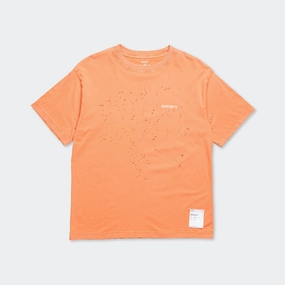 MothTech Logo T-Shirt - Aged Dusty Orange Holiday Style Trend