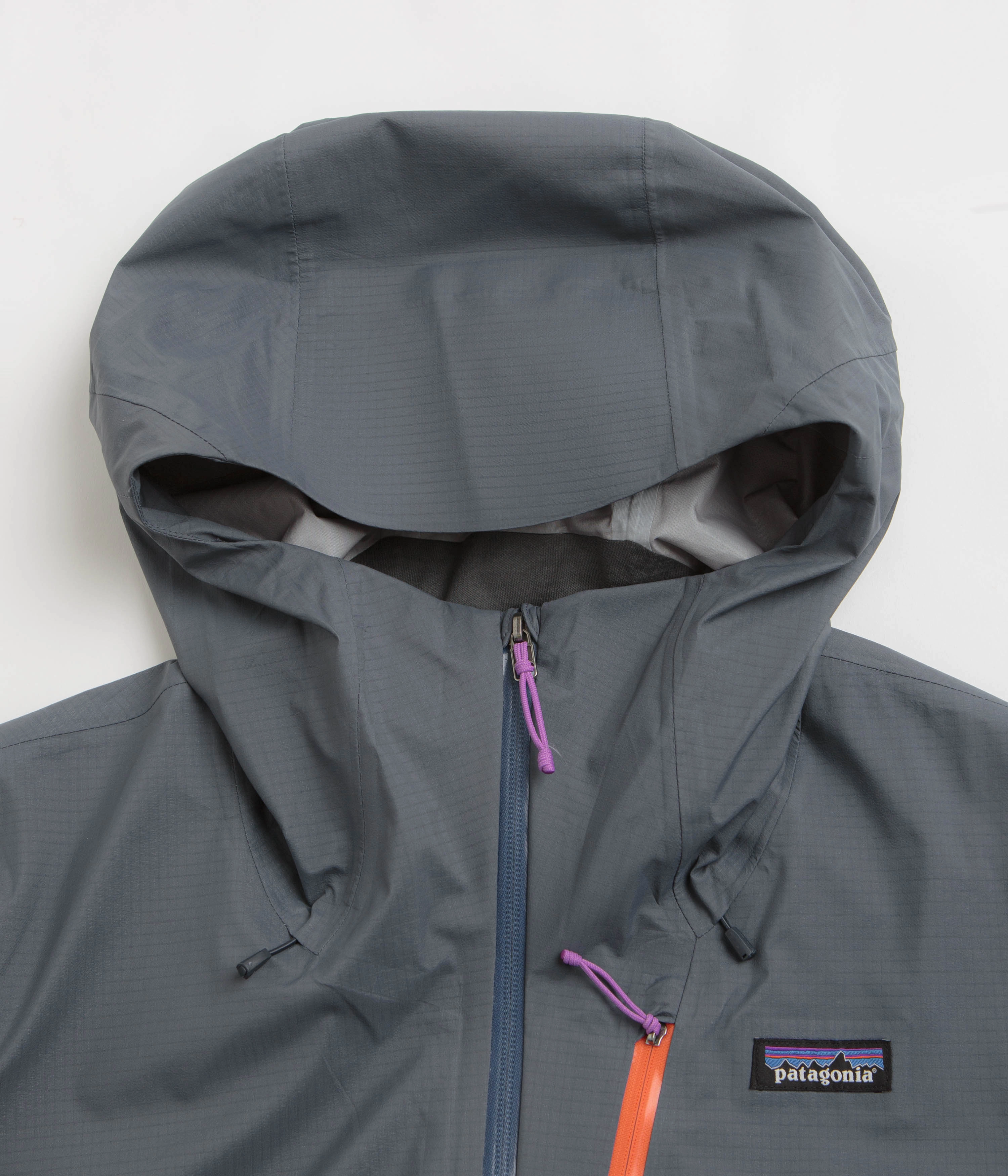 Graphic Patagonia Womens Granite Crest Rain Jacket - Smolder Blue