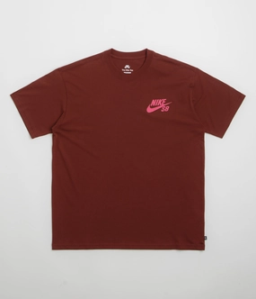 Nike SB Logo T-Shirt - Dark Team Red Chic Vibes Active Layer