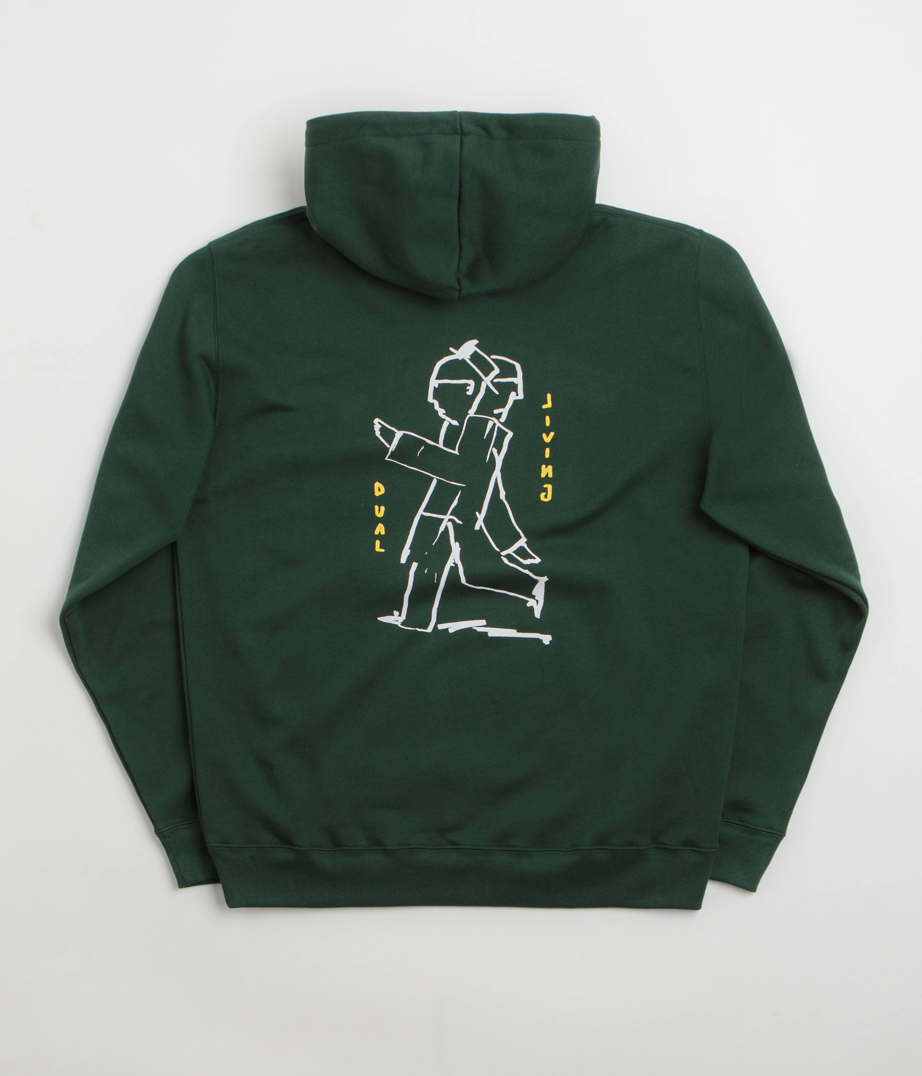 forest hike Polar Dual Living Dave Hoodie - Dark Green