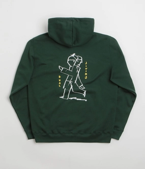 forest hike Polar Dual Living Dave Hoodie - Dark Green