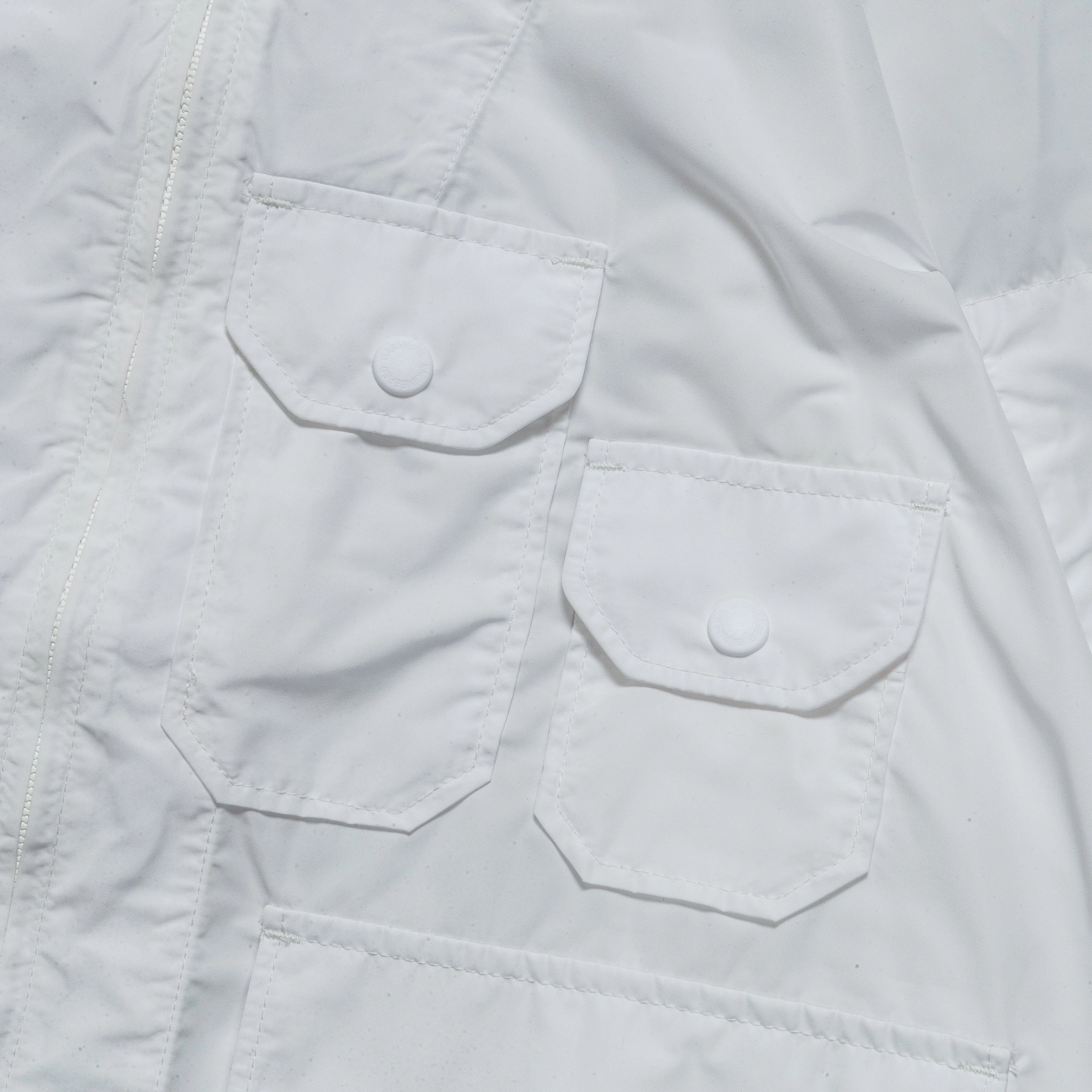 Snap Closures Atlantic Parka - White Memory Polyester