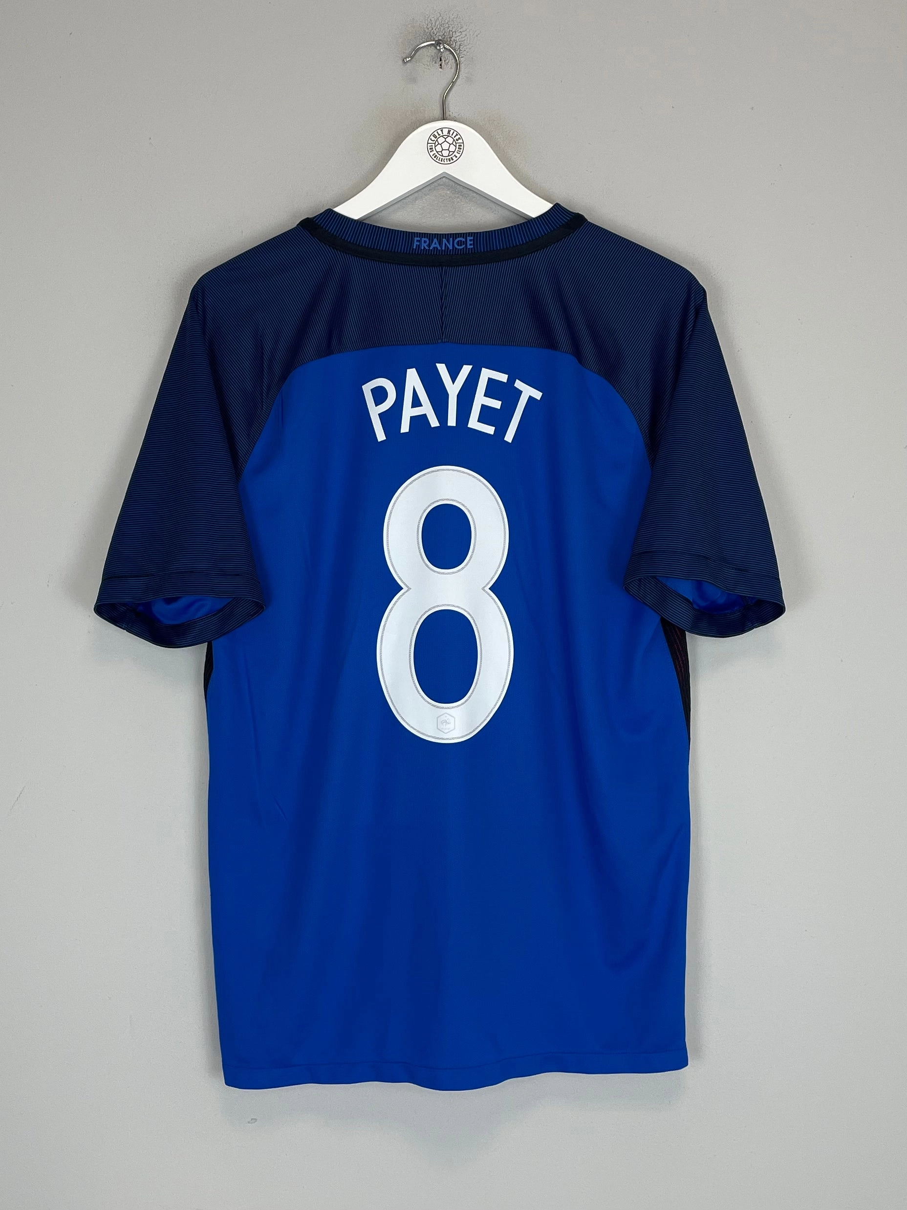 2016/17 FRANCE PAYET #8 HOME SHIRT (L) NIKE Micro Perforated Ventilation