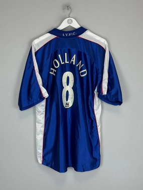 Slub Textured Surface 1999/01 IPSWICH TOWN HOLLAND #8 HOME SHIRT (XL) PUNCH