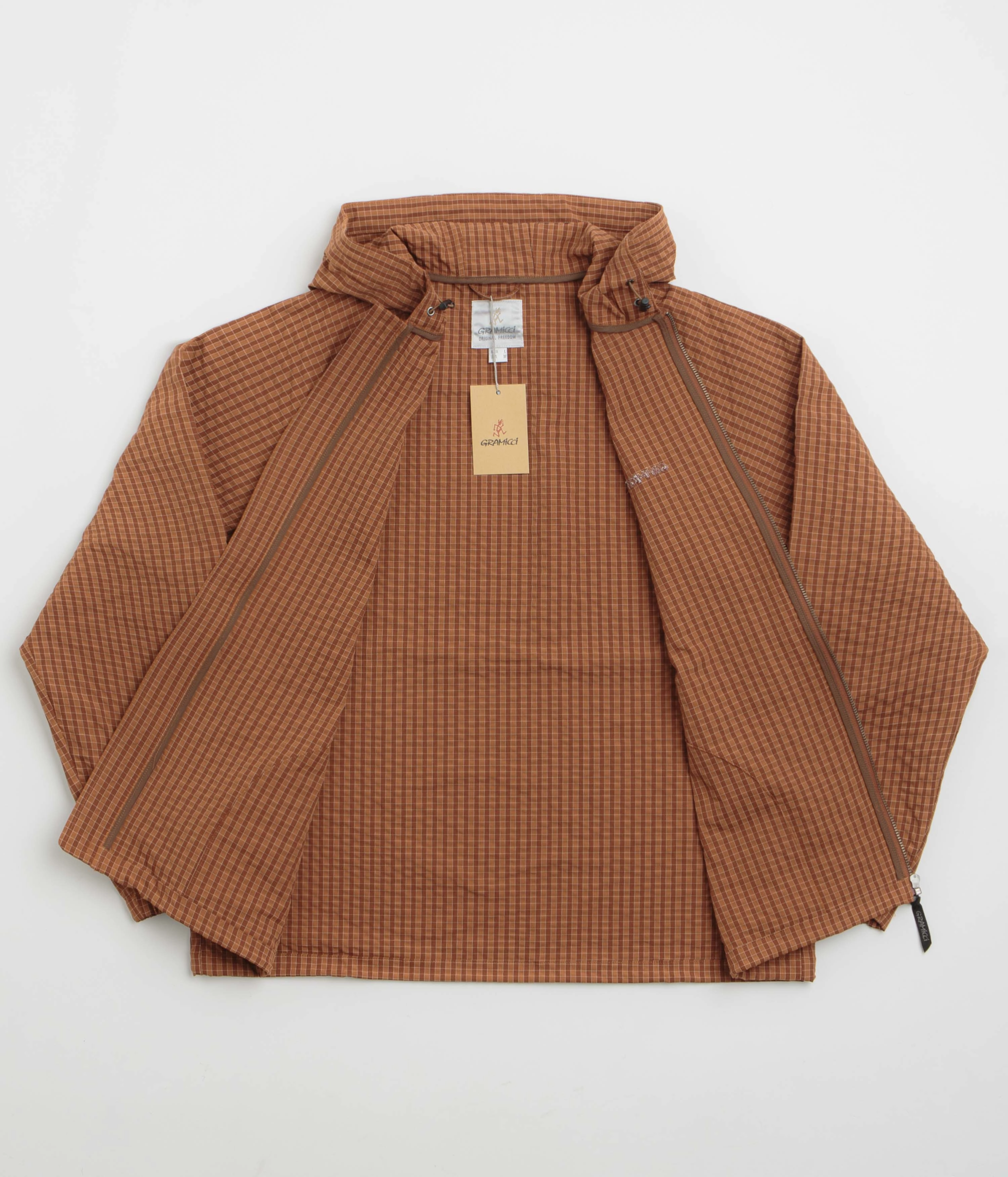 Gramicci Northside Plaid Jacket - Brick Mid-layer