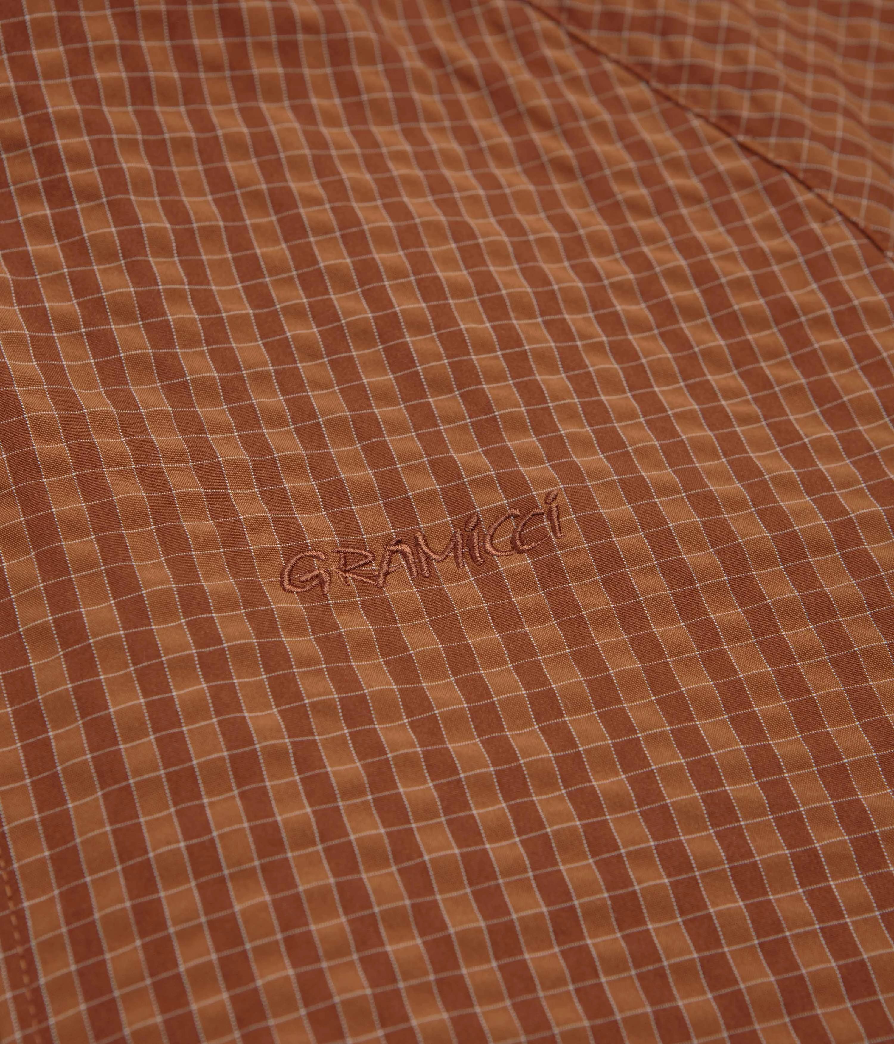 Share Street Wear Gramicci Northside Plaid Jacket - Brick