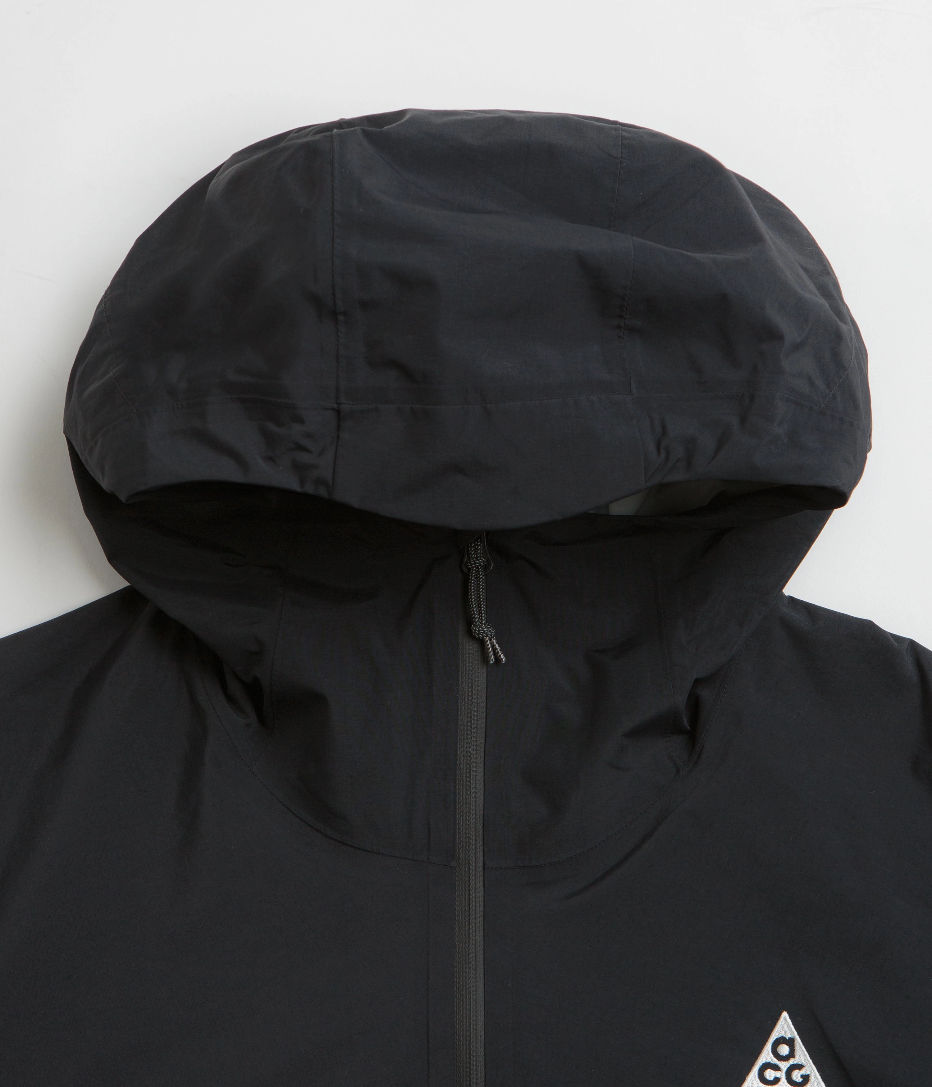 Nike ACG Womens Morpho Rain Jacket - Black / Summit White Ergonomic Cut