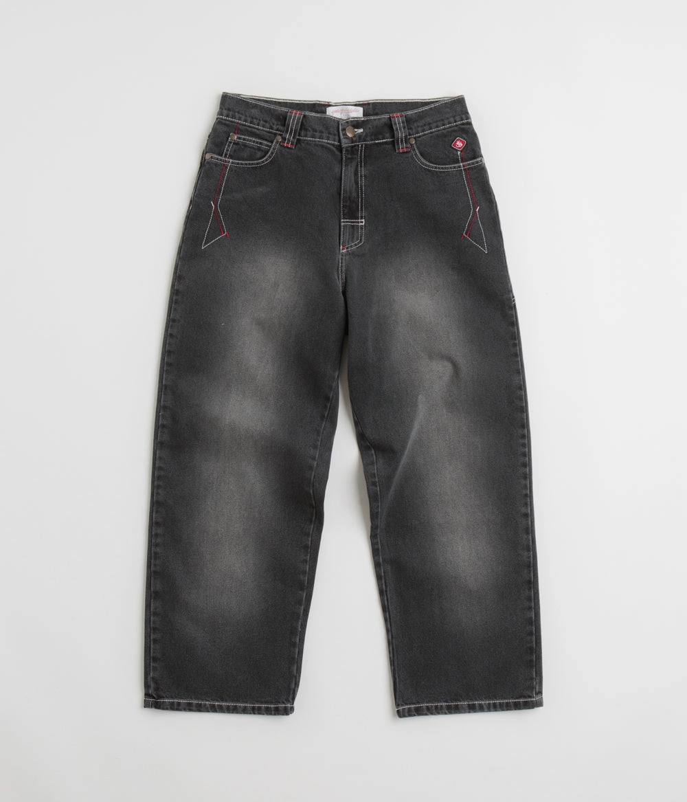 Yardsale Culture Slub Phantasy Jeans - Washed Black Classic Five Pocket
