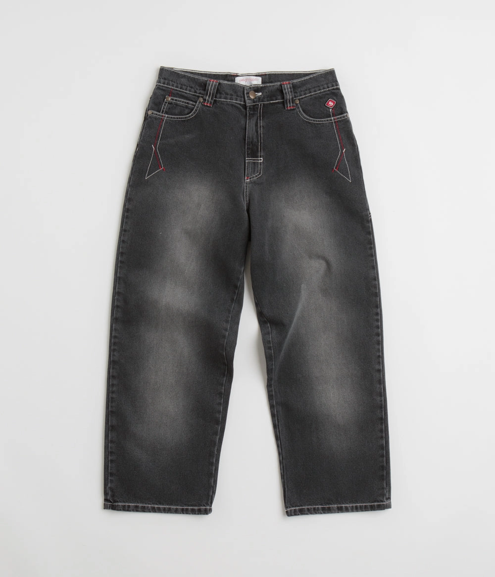 UV Protection Soft and Cozy Yardsale Culture Slub Phantasy Jeans - Washed Black