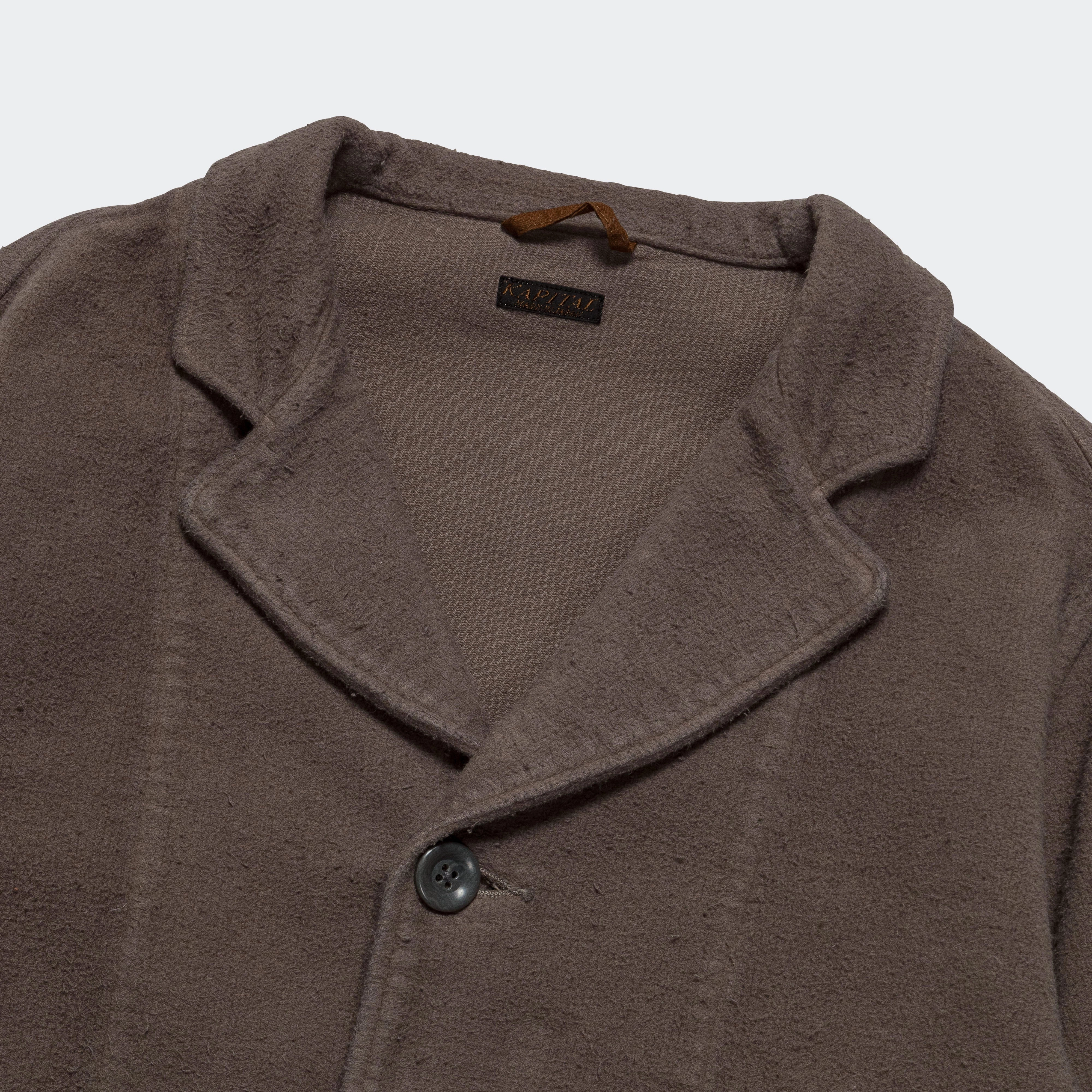 Napped Heat-Corduroy HOSPITAL JKT - Gray UV Protective Coating Modern Minimal