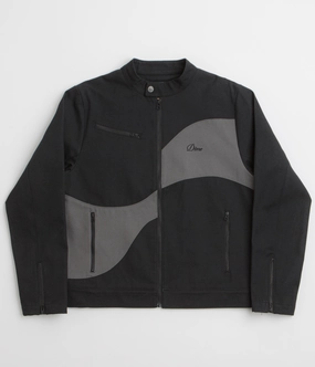 Dime Moto Jacket - Black Overcome Cozy Interior