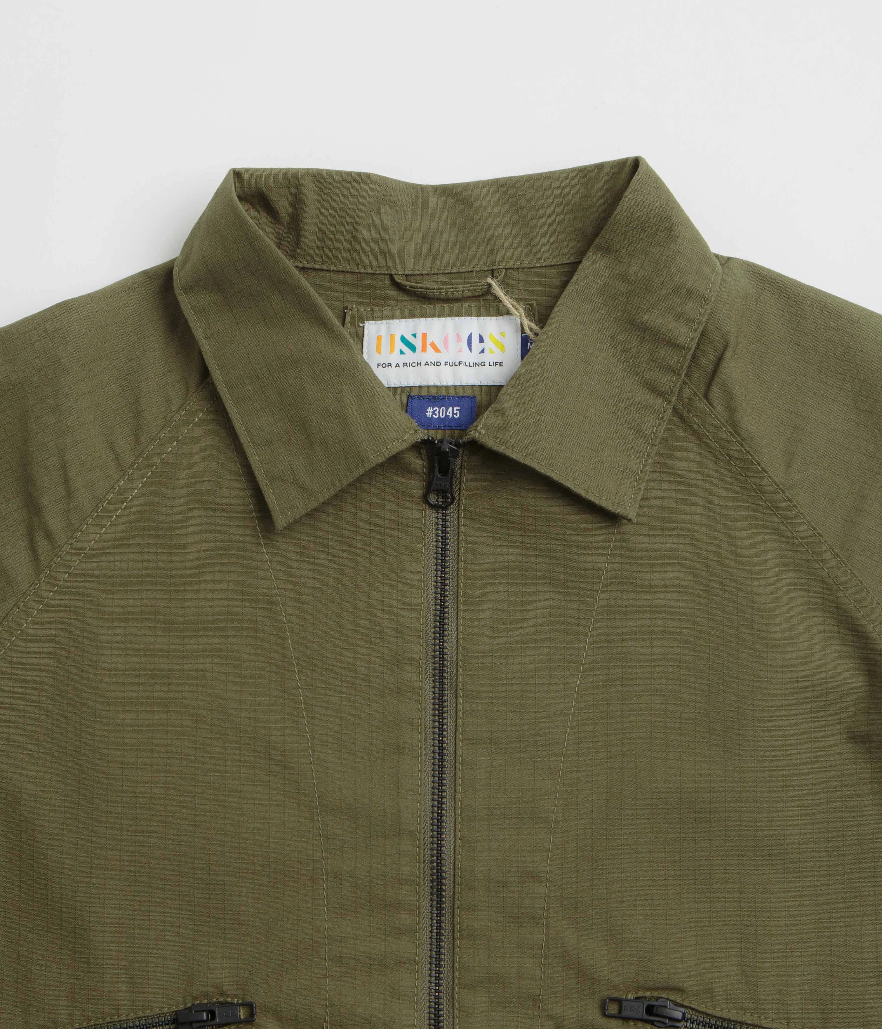 Uskees 3045 Ripstop Field Jacket - Ivy Green Persist
