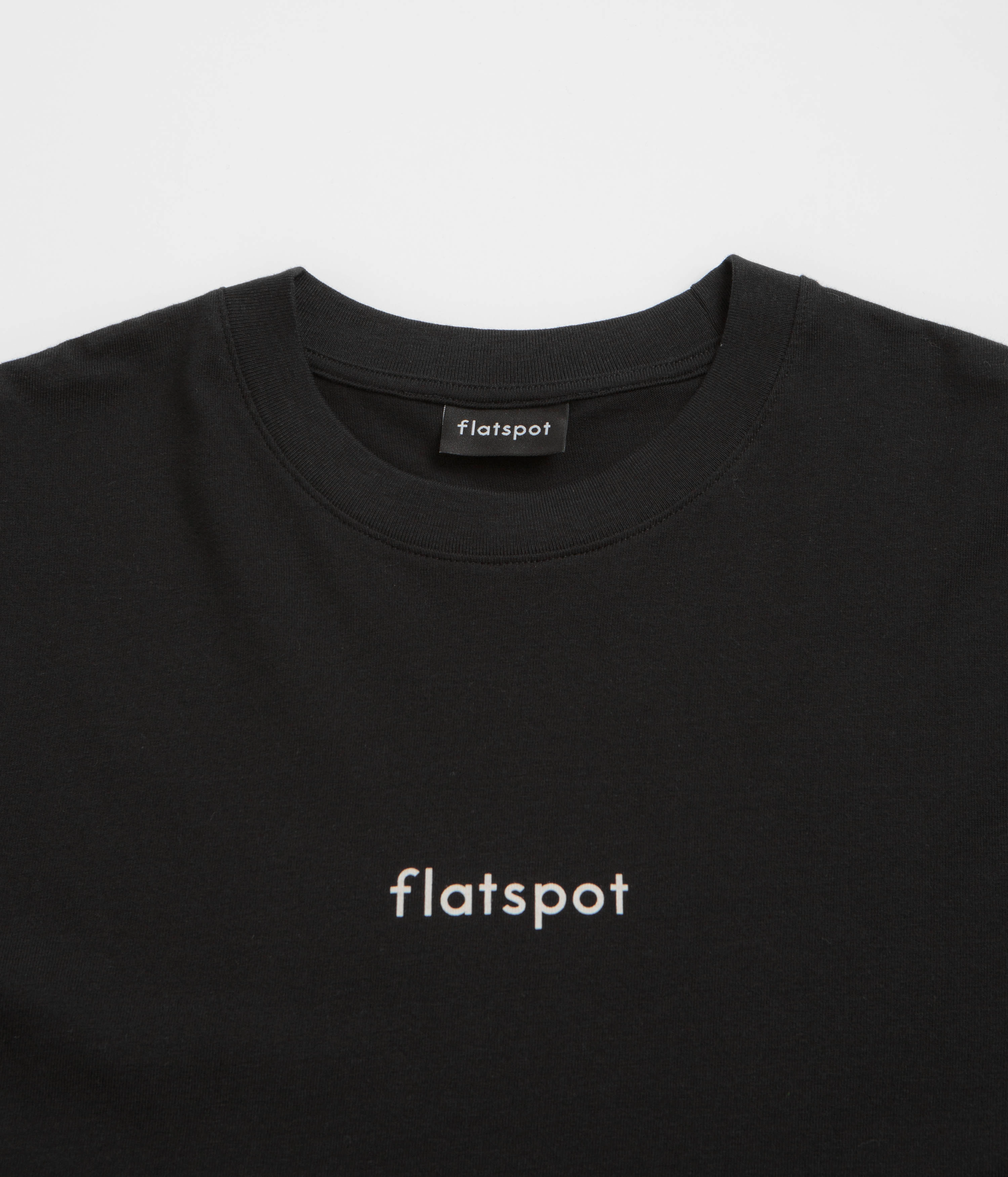 flatspot Lowercase Logo T-Shirt - Black Cozy Apparel casual outing