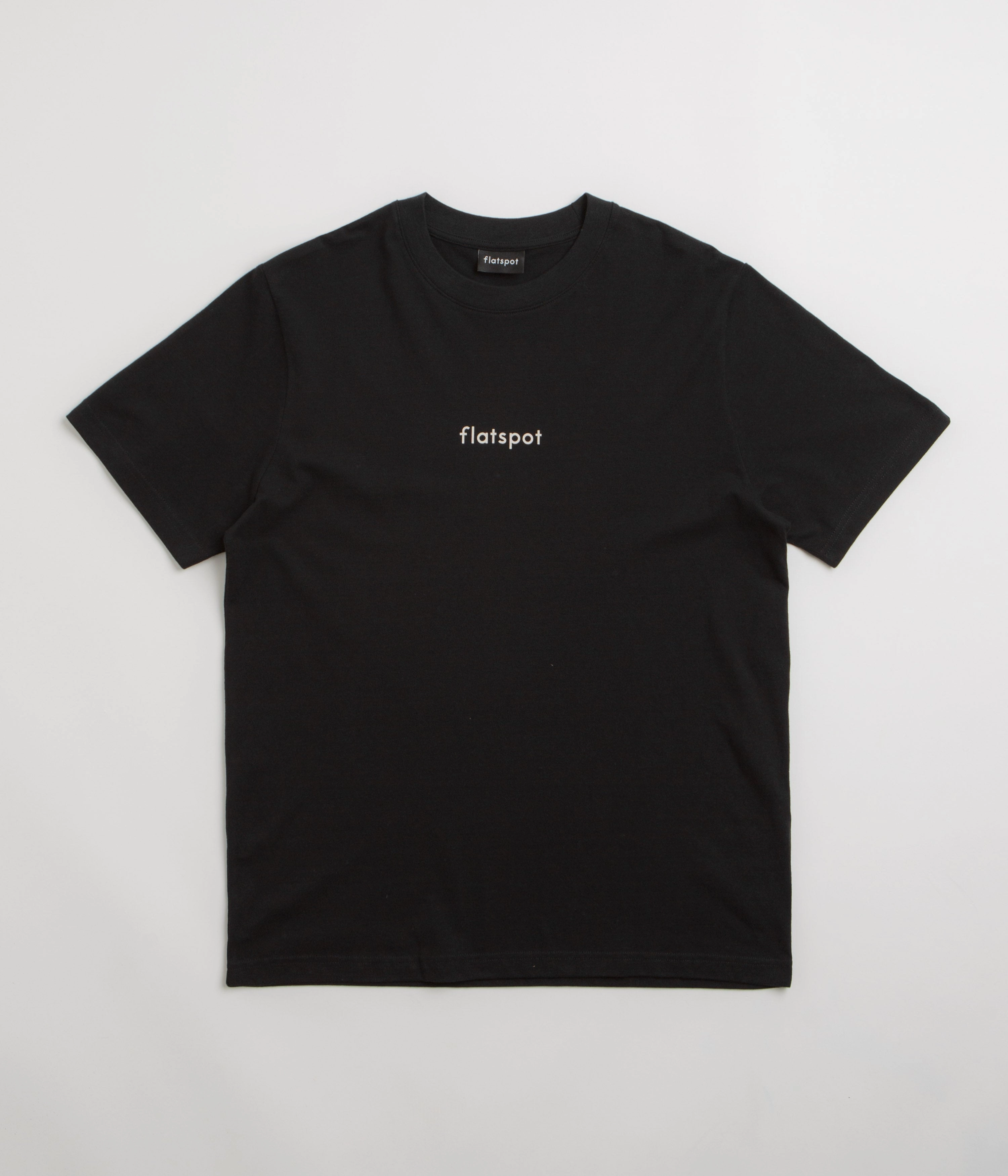 Classic Layering Recycled Material flatspot Lowercase Logo T-Shirt - Black