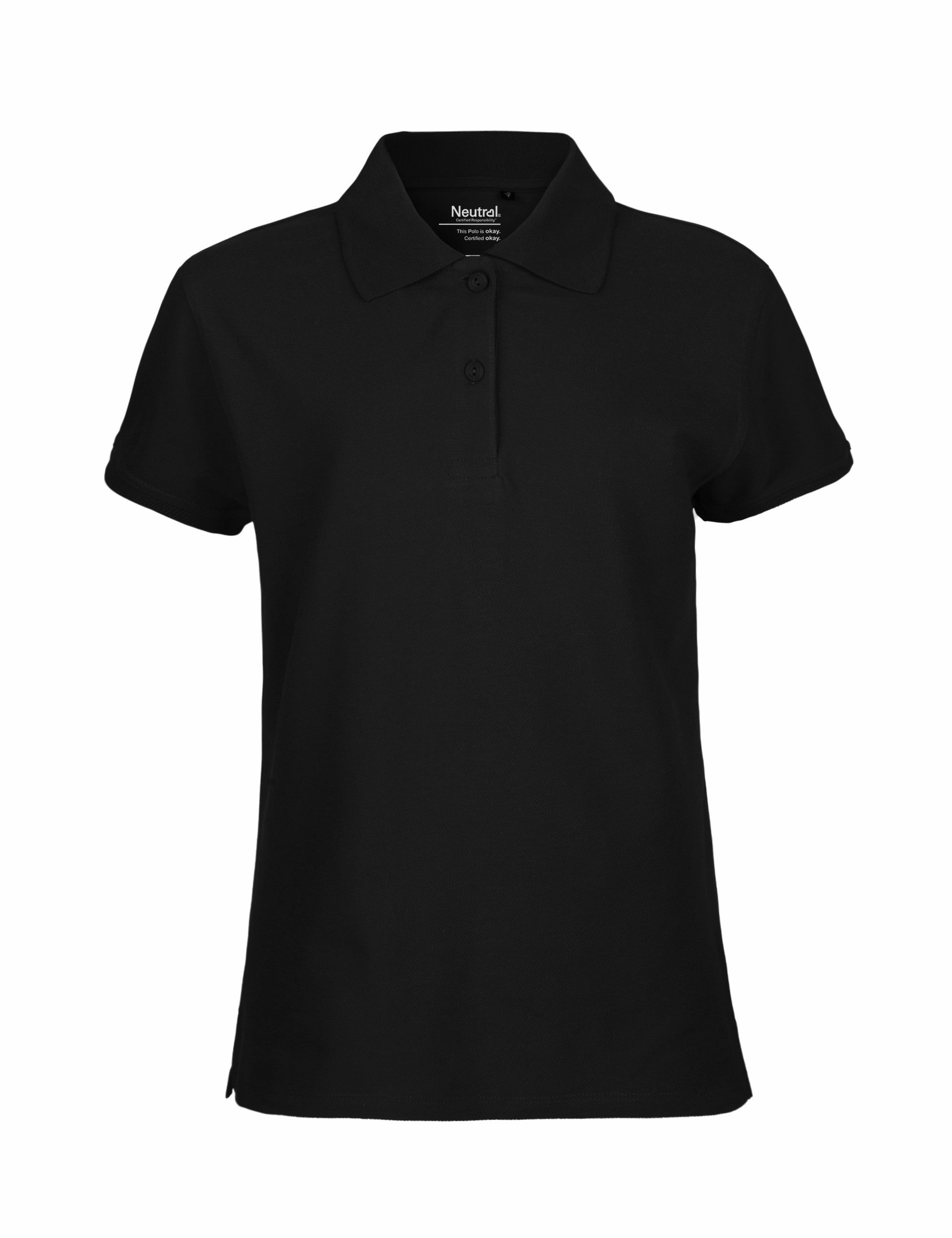 Neutral Ladies Classic Polo | BLACK Breathable Fit Breathable knit