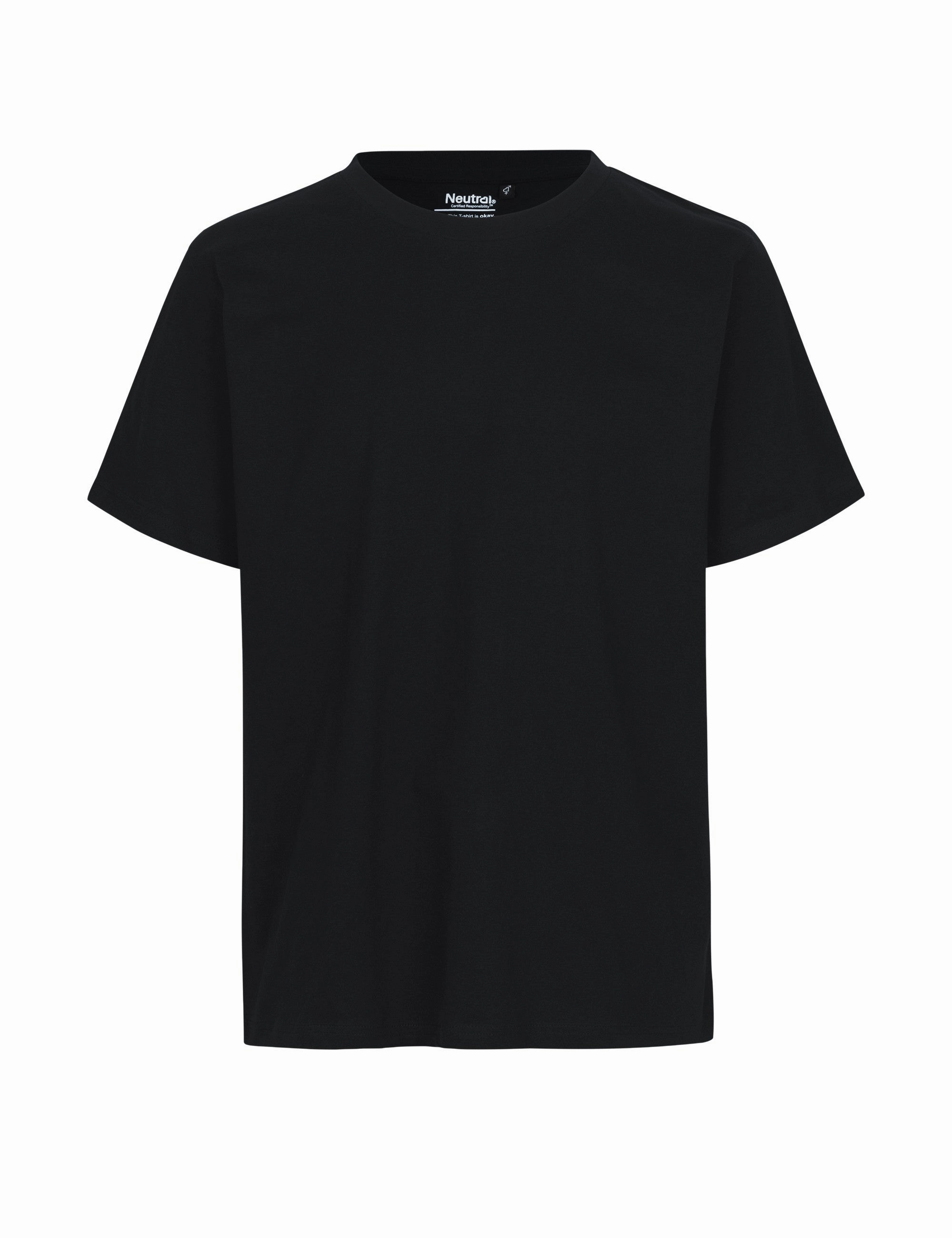 Neutral Regular T-Shirt | BLACK Classic Outfit Perfect Wear